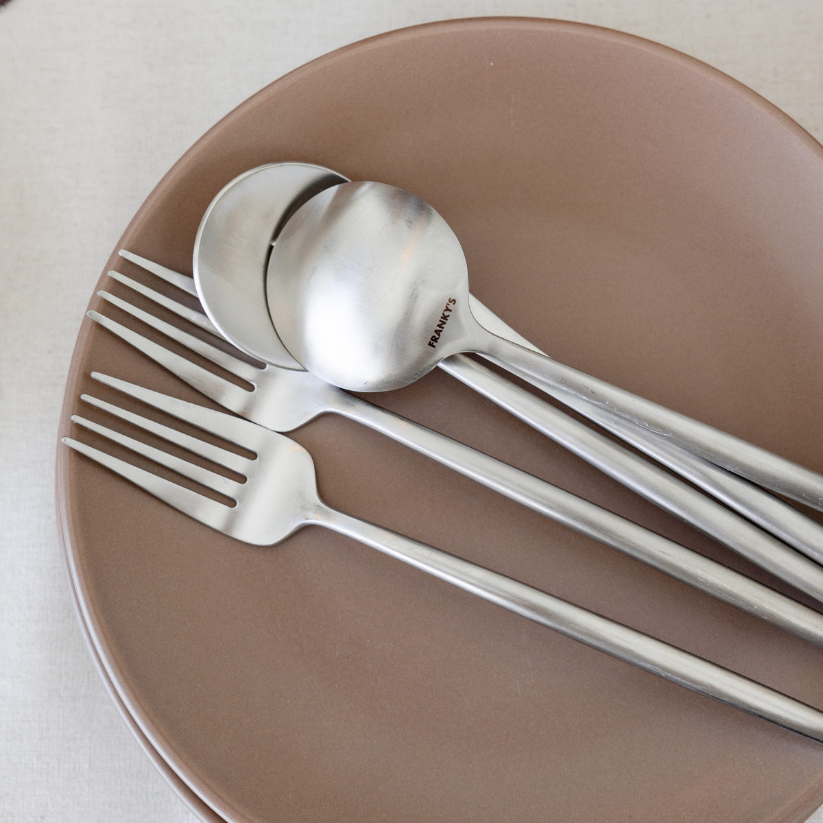 Peru Cutlery Set in Silver | FRANKY'S
