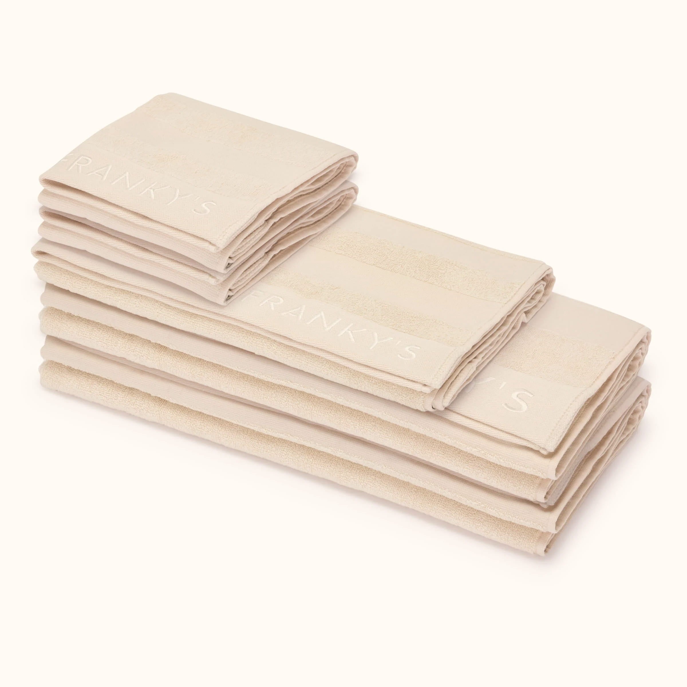 Linea Bath Sheet Set (Pack of 5) - Beige