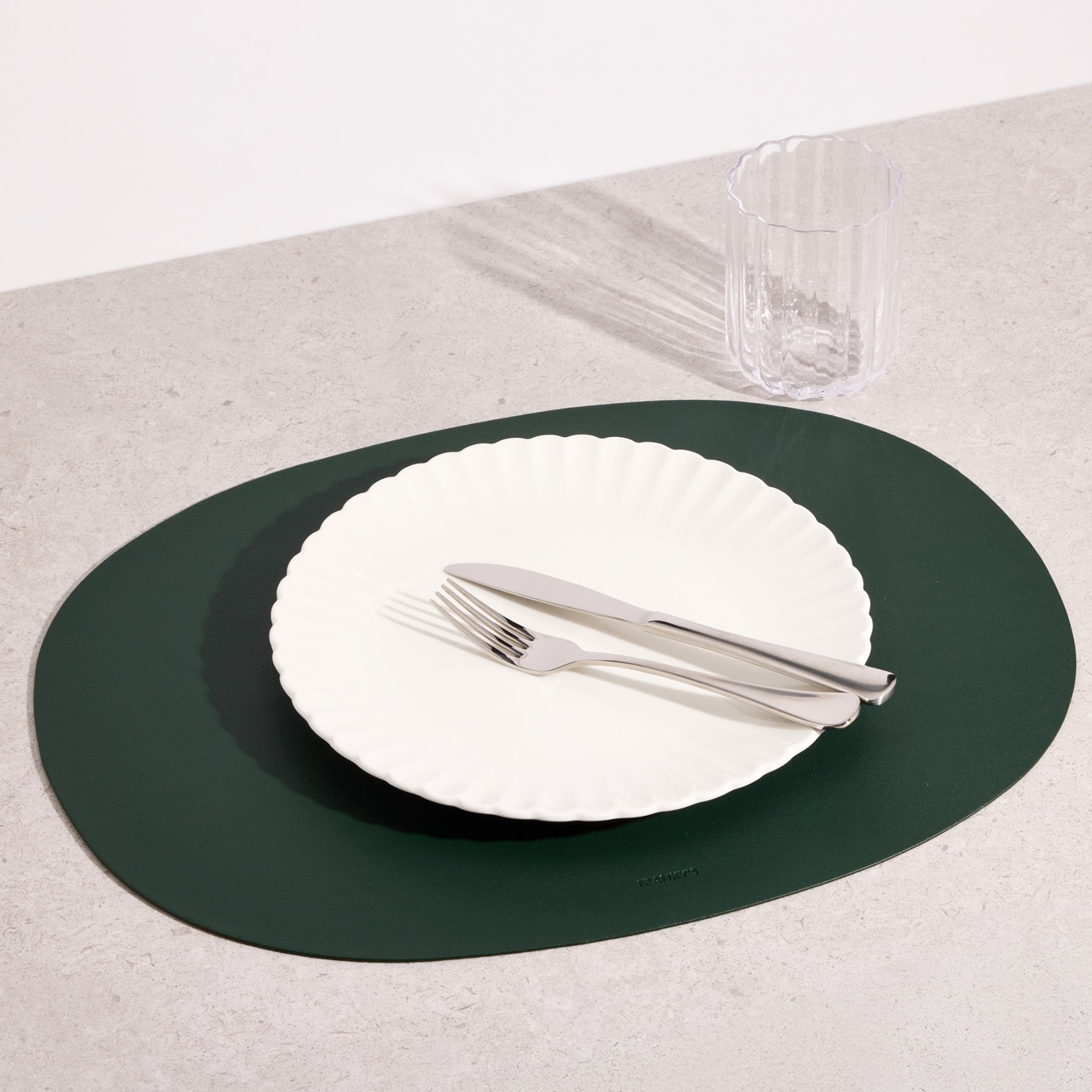 Lorient Grande Dark Green Placemat - Buy Placemats Online at FRANKY'S