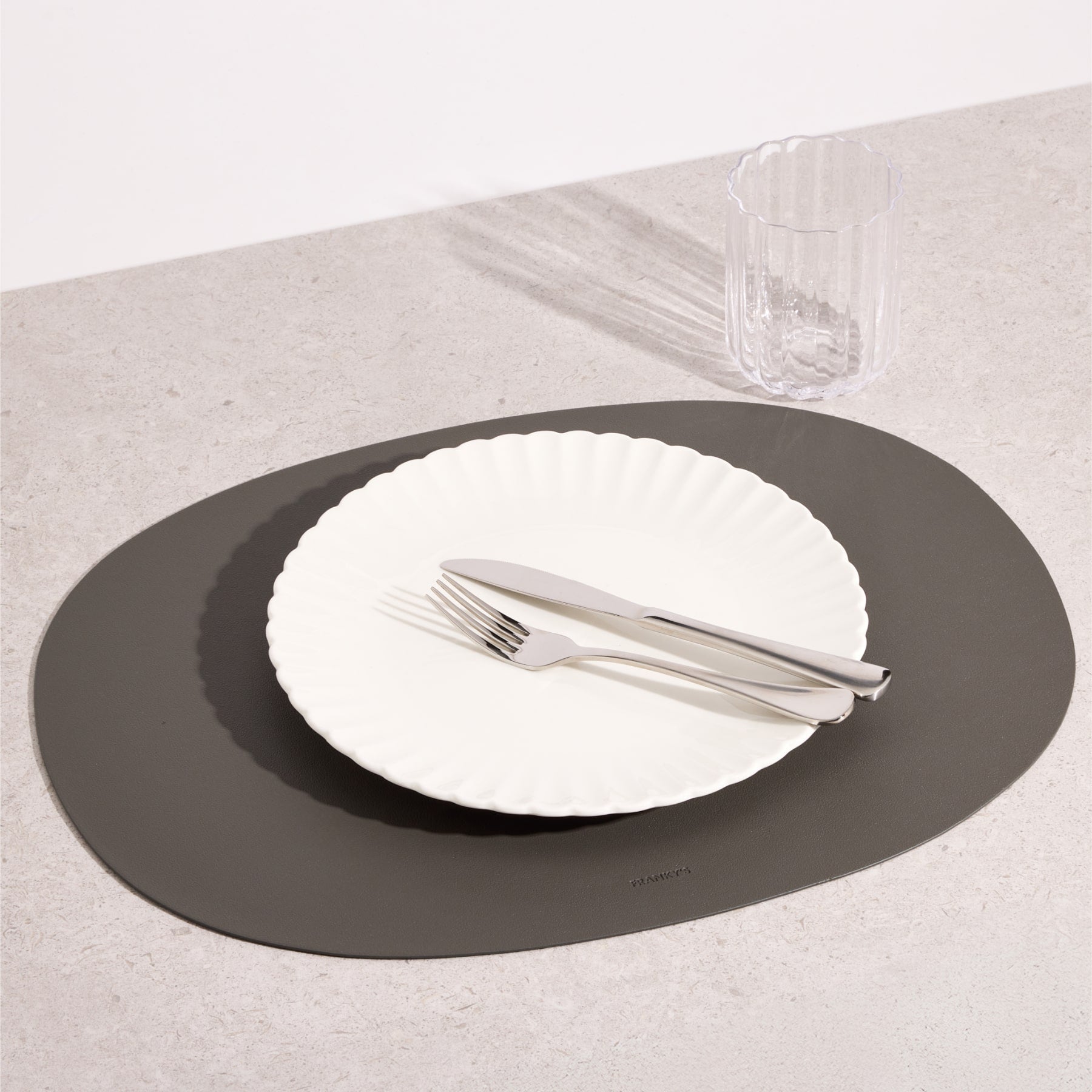 Lorient Grande Dark Grey Placemat - Buy Placemats Online at FRANKY'S