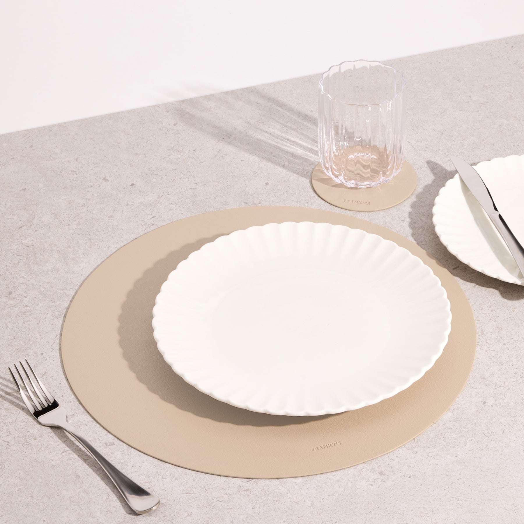 Peru Nude Round Placemat - Buy Placemats Online at FRANKY'S