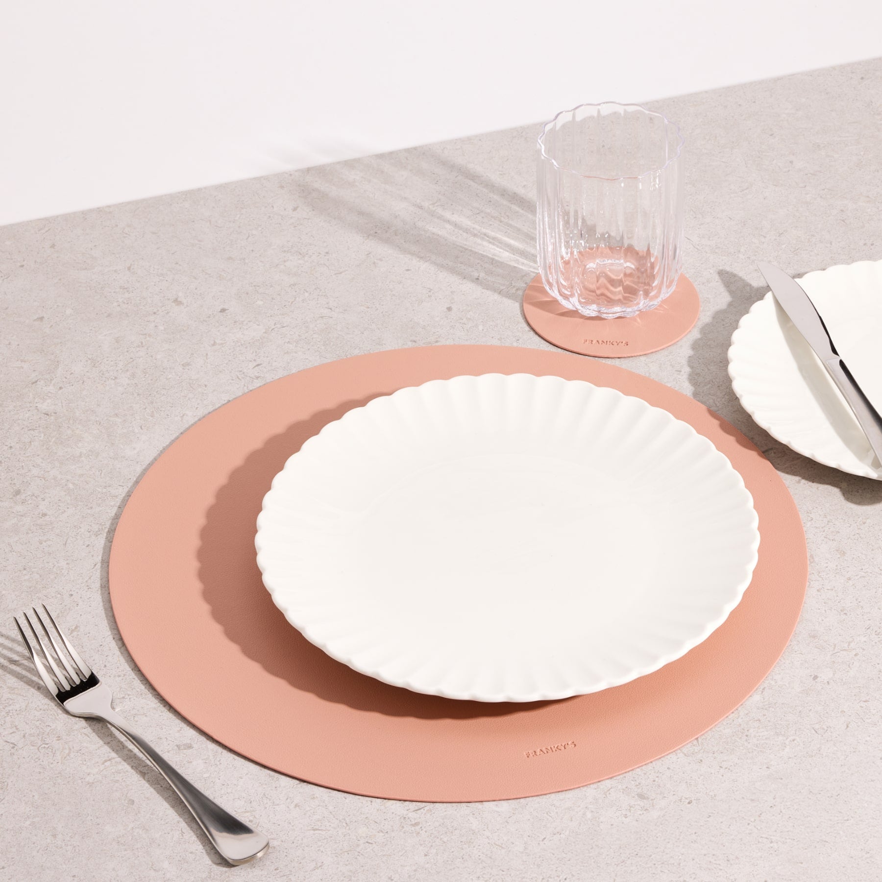 Peru Pink Round Placemat - Buy Placemats Online at FRANKY'S