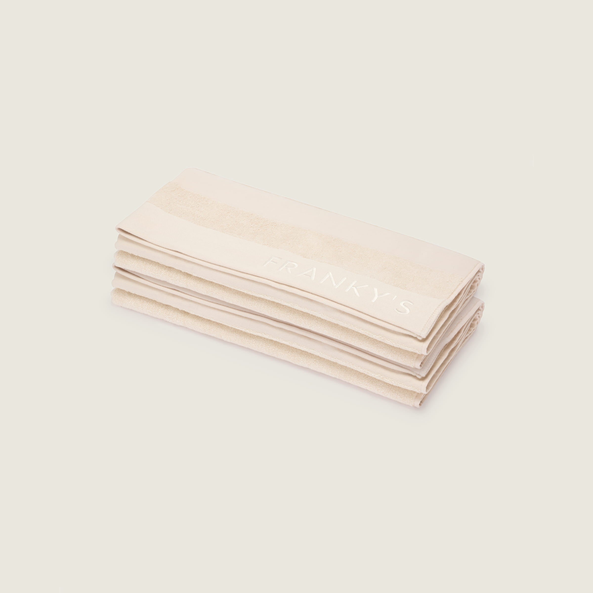 Linea Bath Sheet (Pack of 2) - Beige - Buy Bath Sheets Online at FRANKY'S