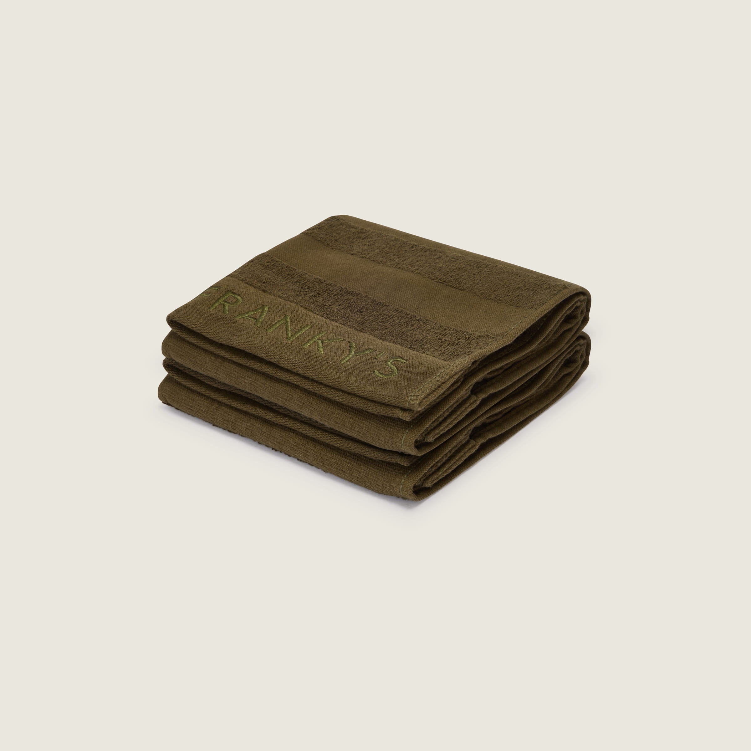 Linea Hand Towel (Pack of 2) - Olive - Buy Hand Towels Online at FRANKY'S