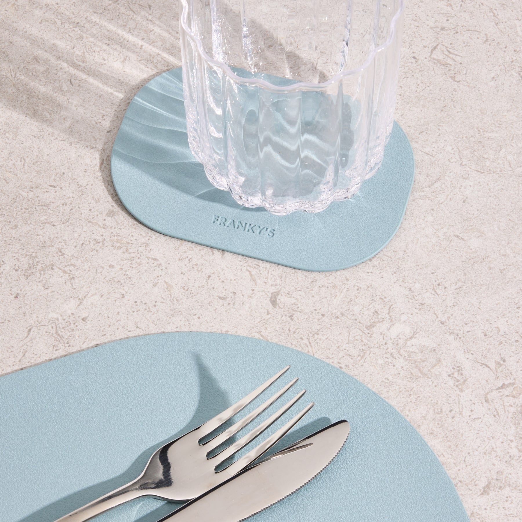 Lorient Light Blue Coaster - Buy Coasters Online at FRANKY'S
