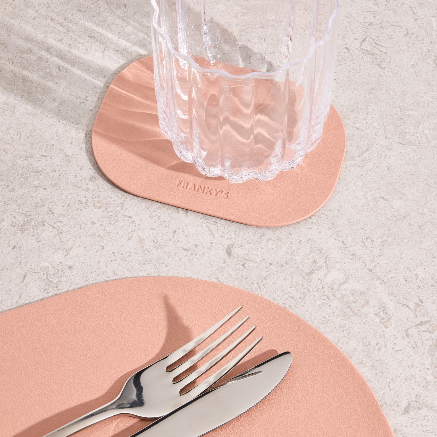 Lorient Pink Coaster - Buy Coasters Online at FRANKY'S