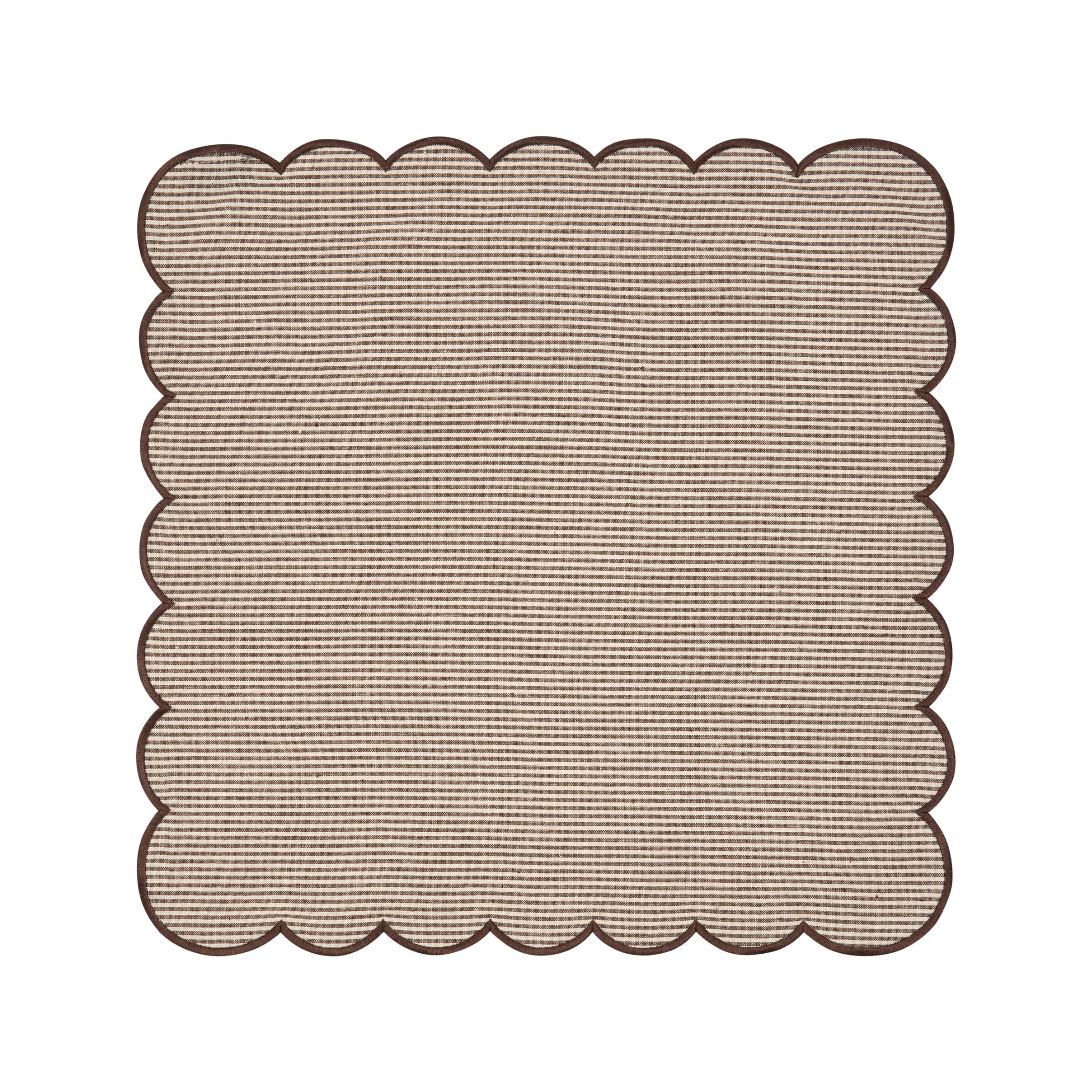 Marbella Stripe Napkins (Set of 4) Brown - Buy Napkins Online at FRANKY'S