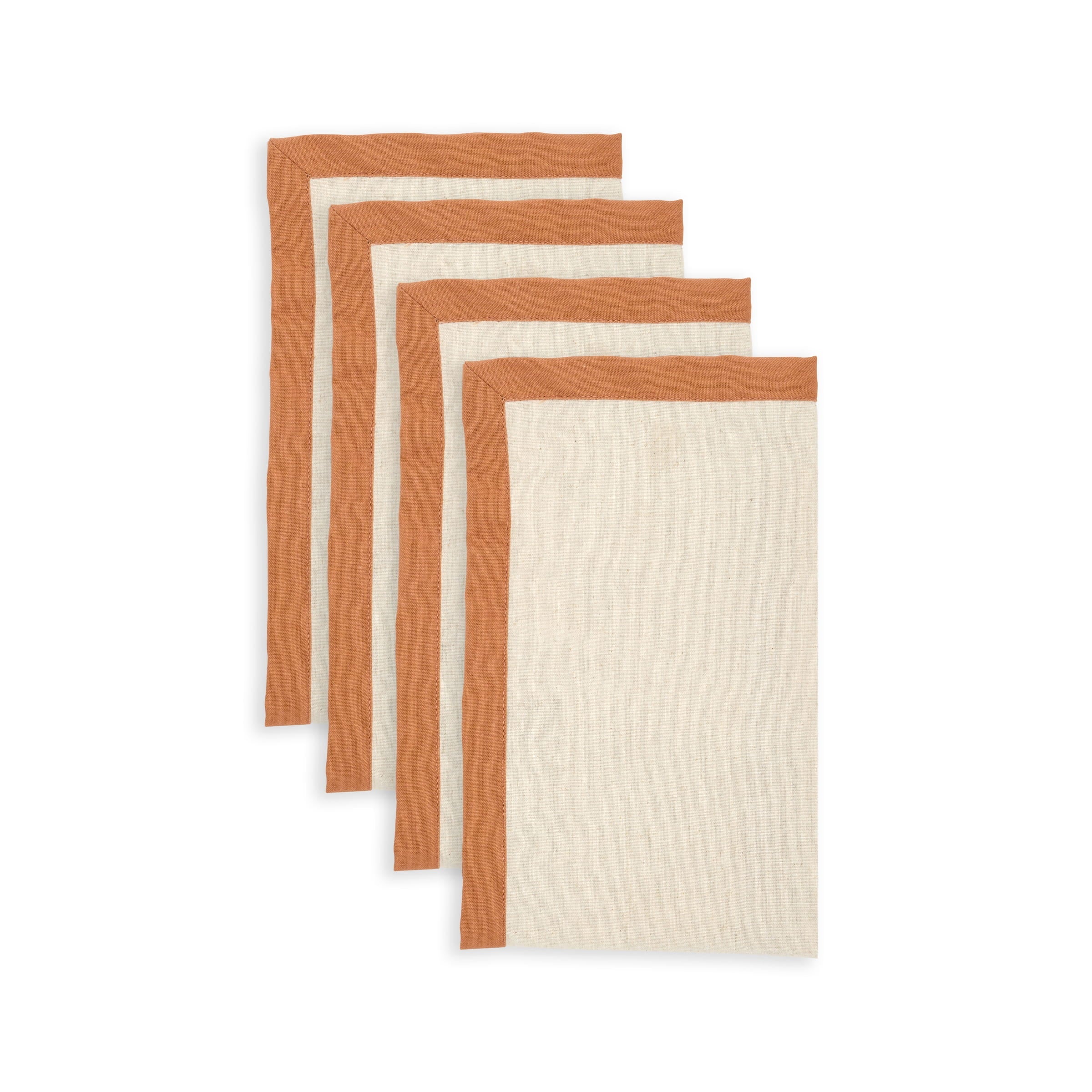 Messina Linen Napkins Terracotta - Buy Napkins Online at FRANKY'S