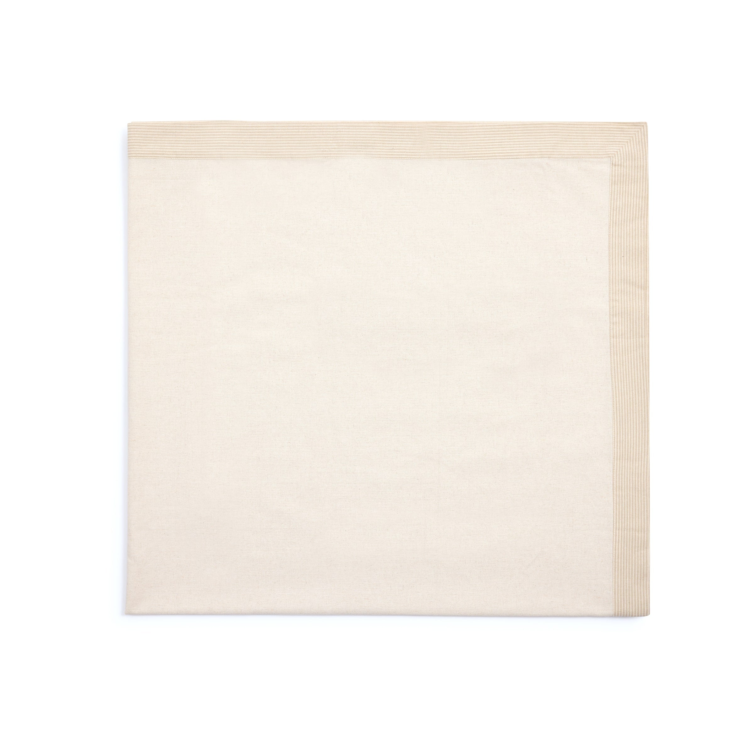 Messina x Marbella Stripe Linen Tablecloth Nude - Buy Tablecloths Online at FRANKY'S