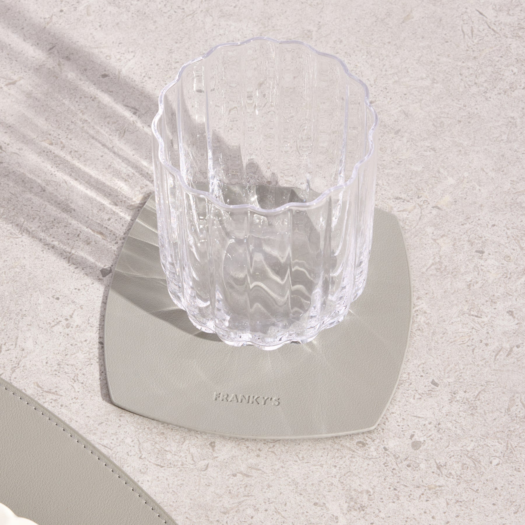 Milan Coaster in Pearl Grey - Buy Coasters Online at FRANKY'S