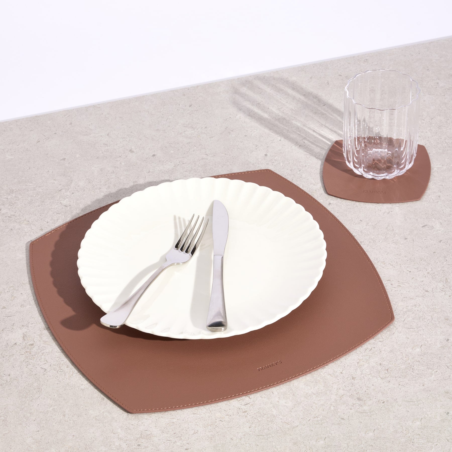 Milan Placemat in Clay - Buy Placemats Online at FRANKY'S