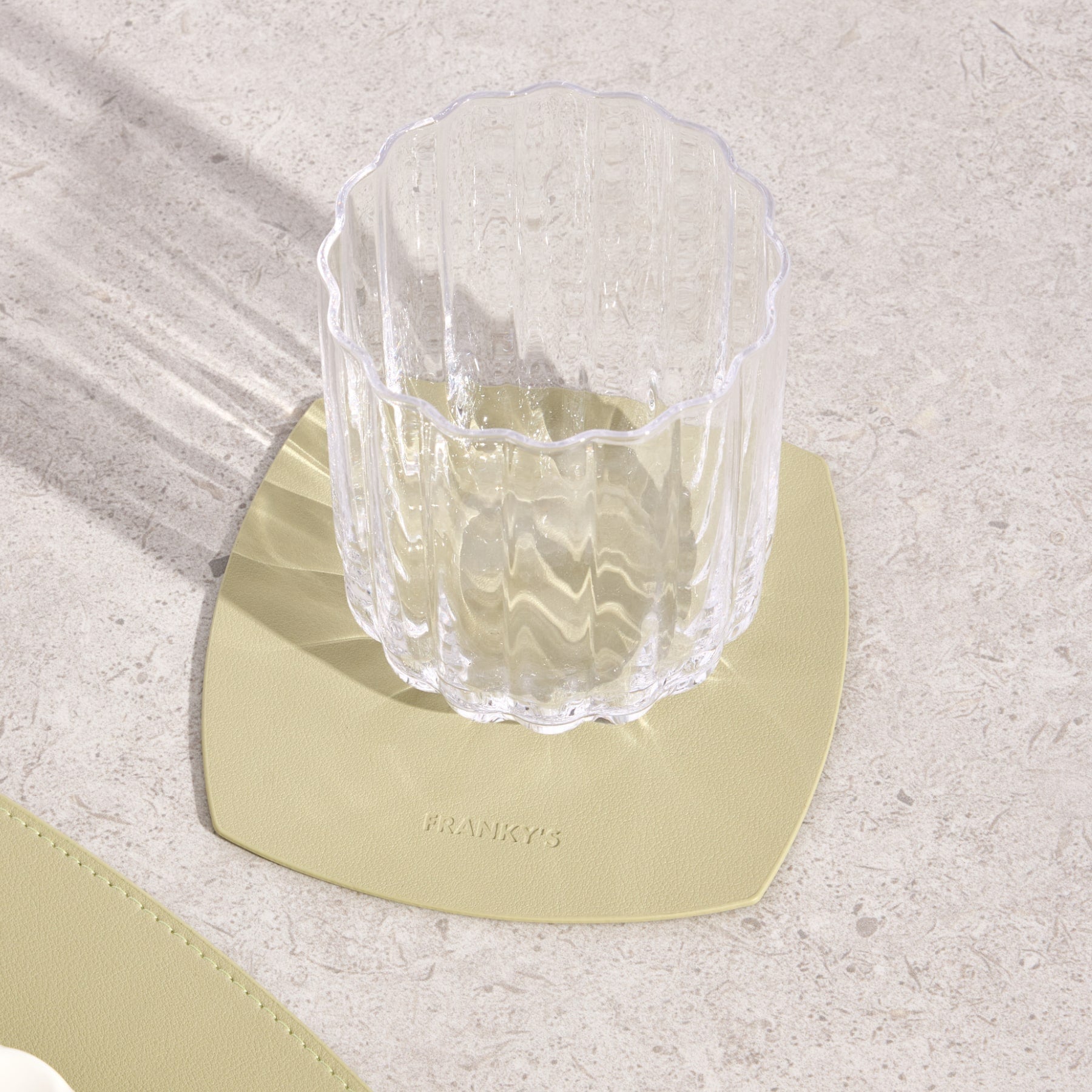 Milan Coaster in Sage Green - Buy Coasters Online at FRANKY'S