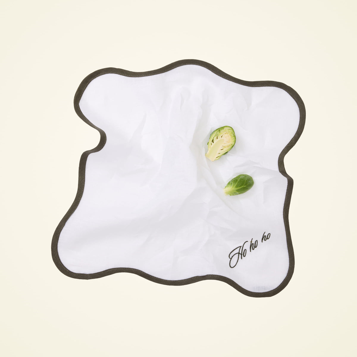 North Pole Napkin - Ho Ho Ho (Set of 4) Dark Green - Buy Napkins Online at FRANKY'S