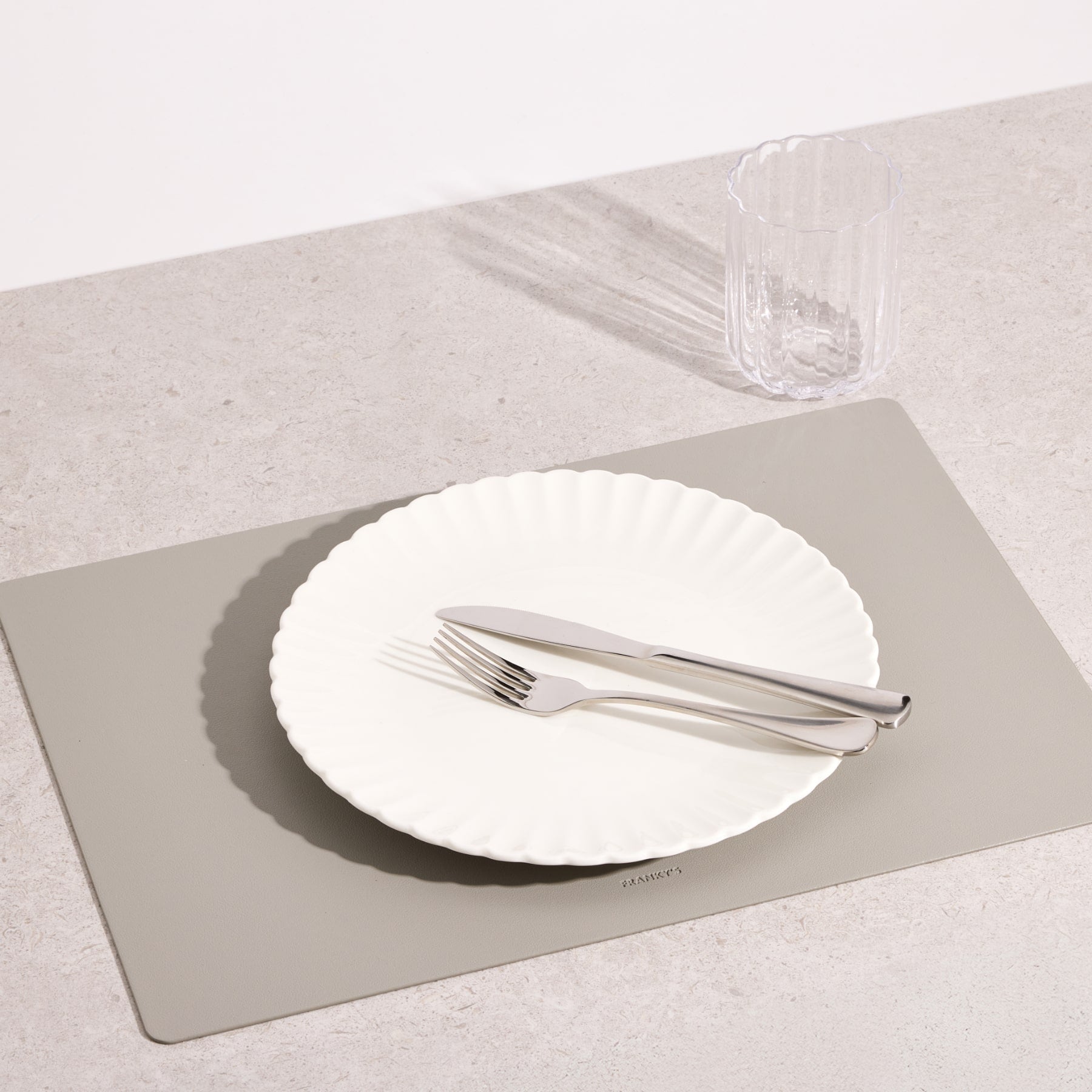 Norway Placemat in Pearl Grey - Buy Placemats Online at FRANKY'S