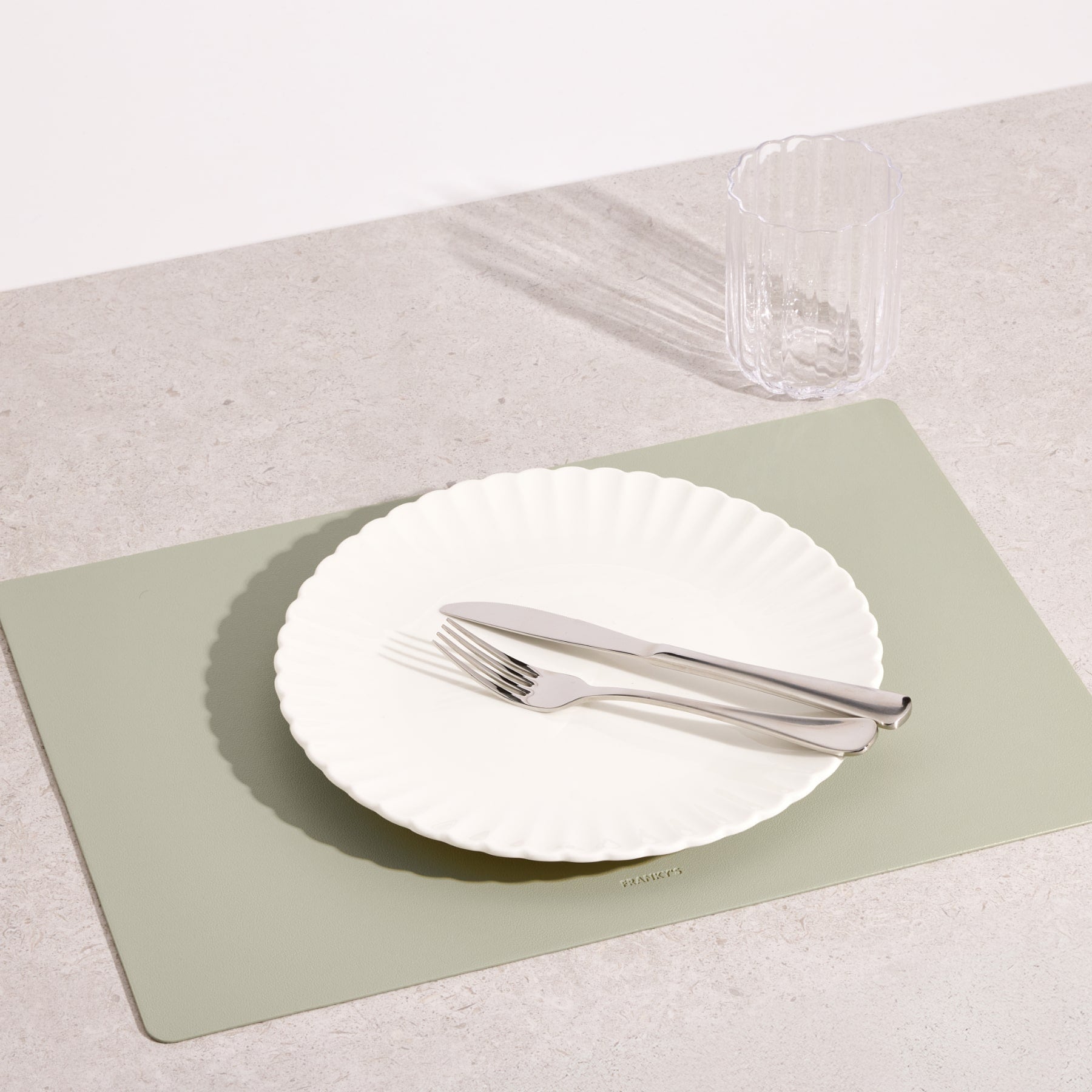 Norway Placemat Sage Green - Buy Placemats Online at FRANKY'S