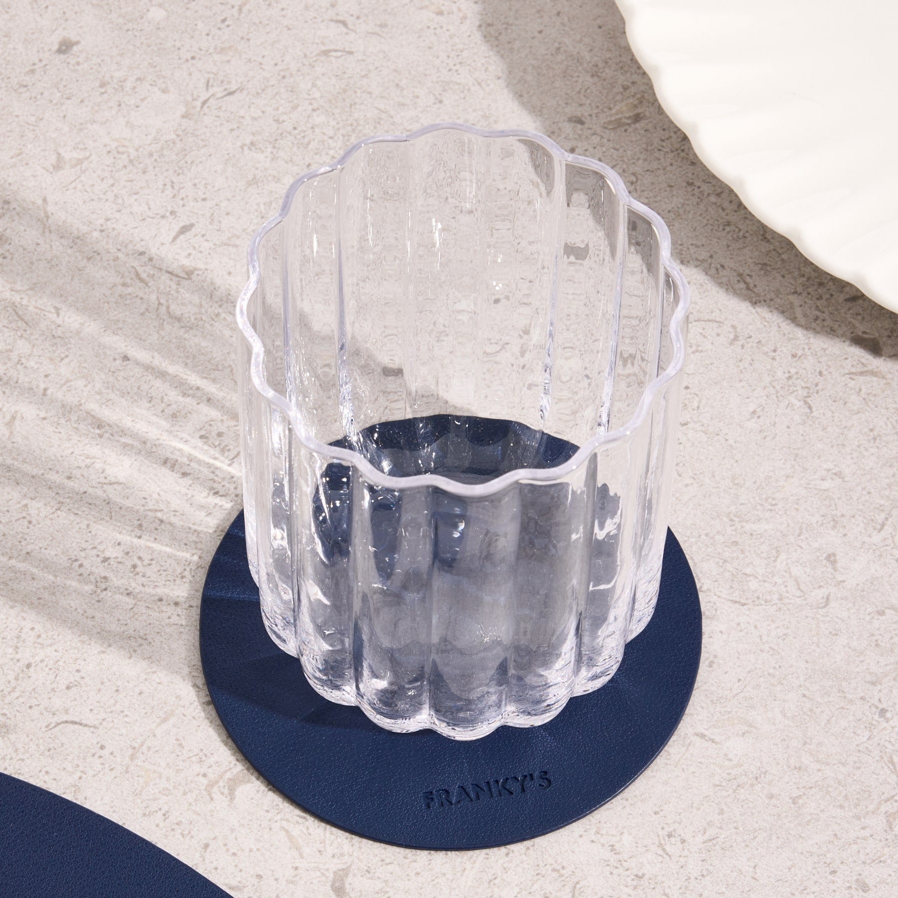 Peru Navy Round Coaster - Buy Coasters Online at FRANKY'S