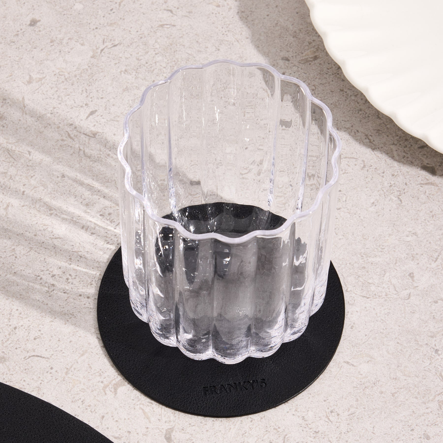 Peru Black Round Coaster - Buy Coasters Online at FRANKY'S