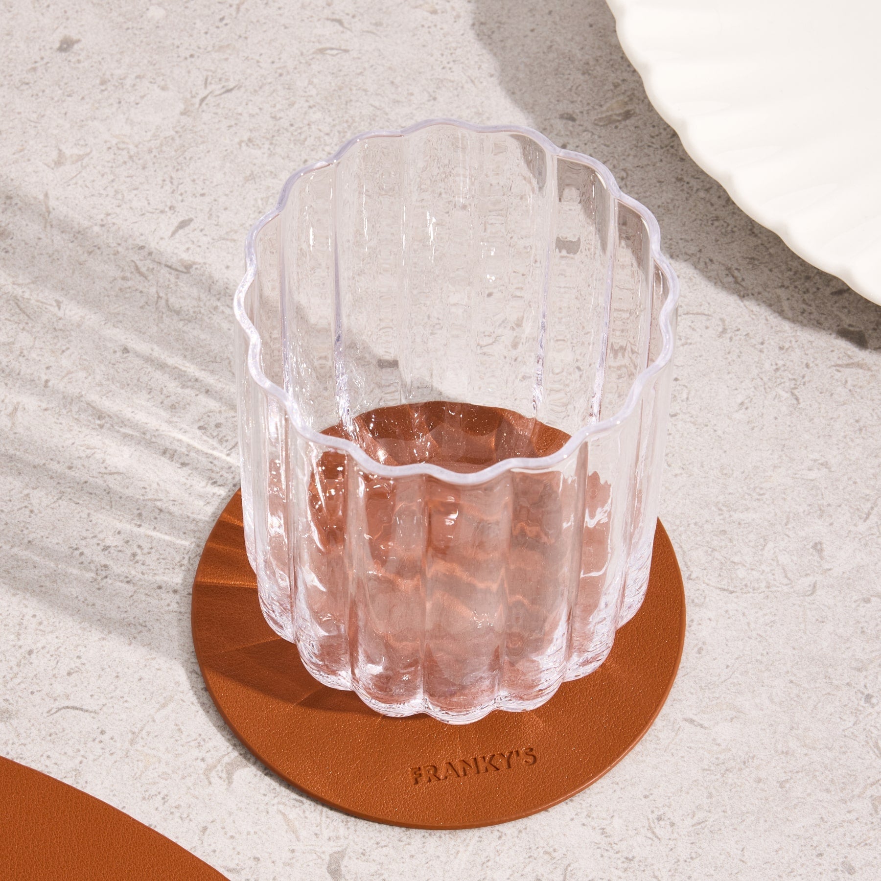 Peru Brown Round Coaster - Buy Coasters Online at FRANKY'S