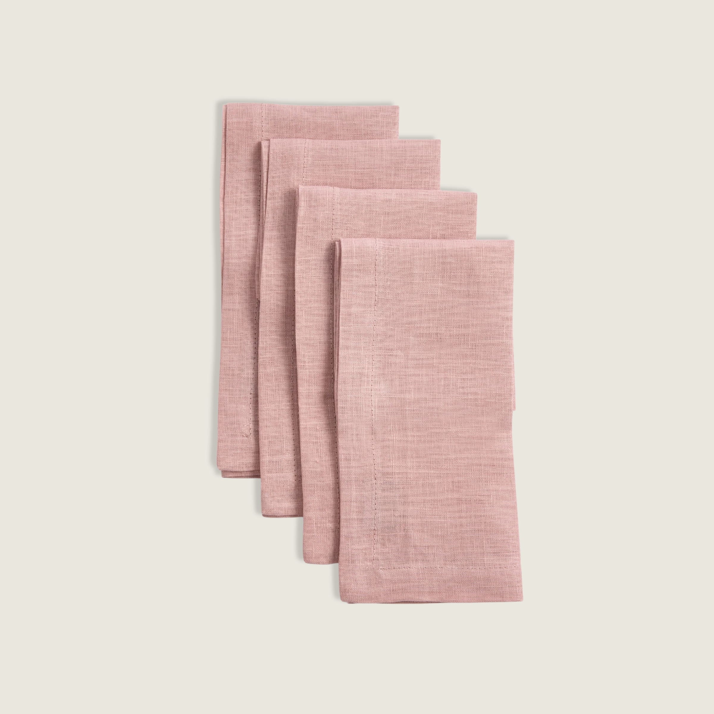 Prado Linen Napkins (Set of 4) Blush - Buy Napkins Online at FRANKY'S