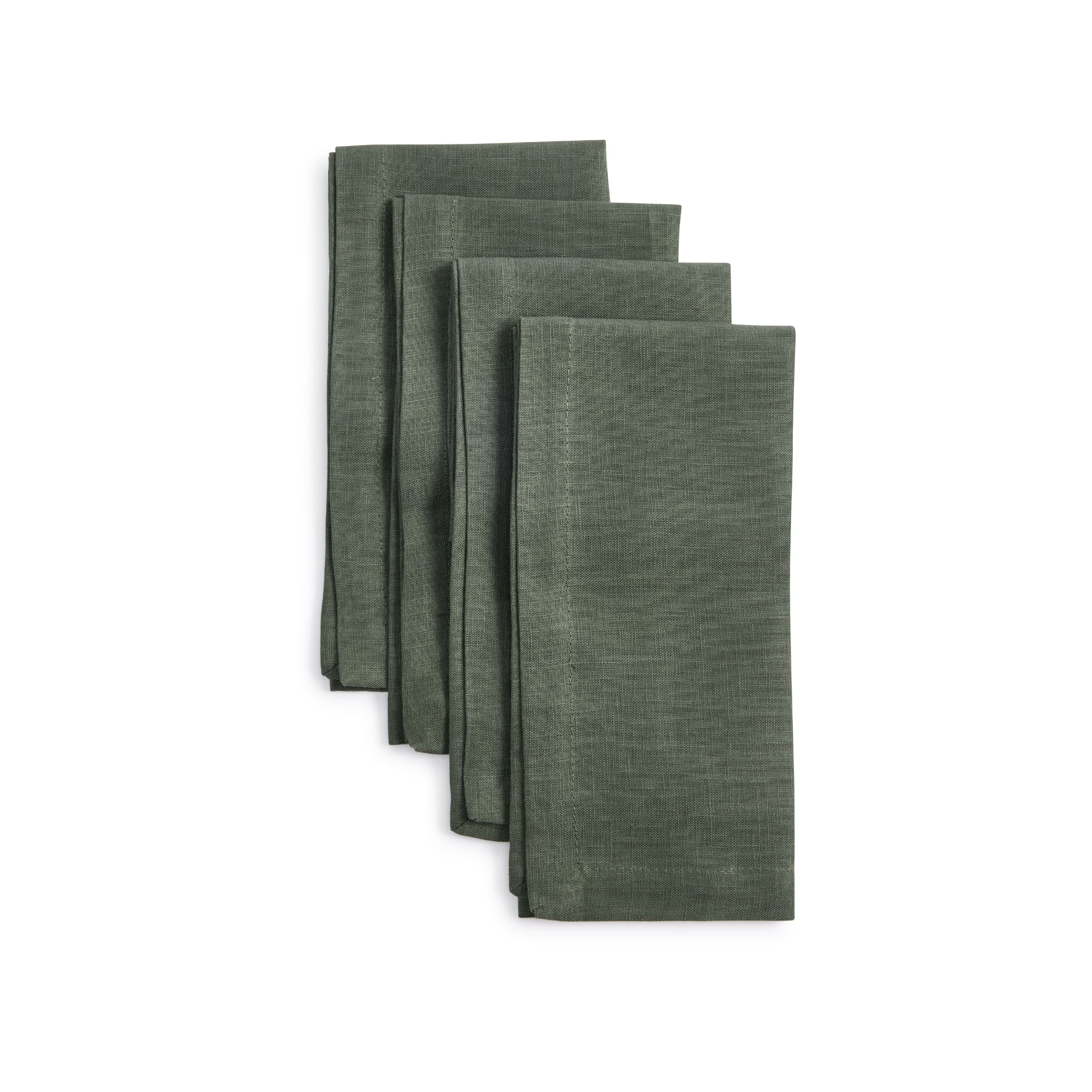 Prado Linen Napkins (Set of 4) Forest Green - Buy Napkins Online at FRANKY'S