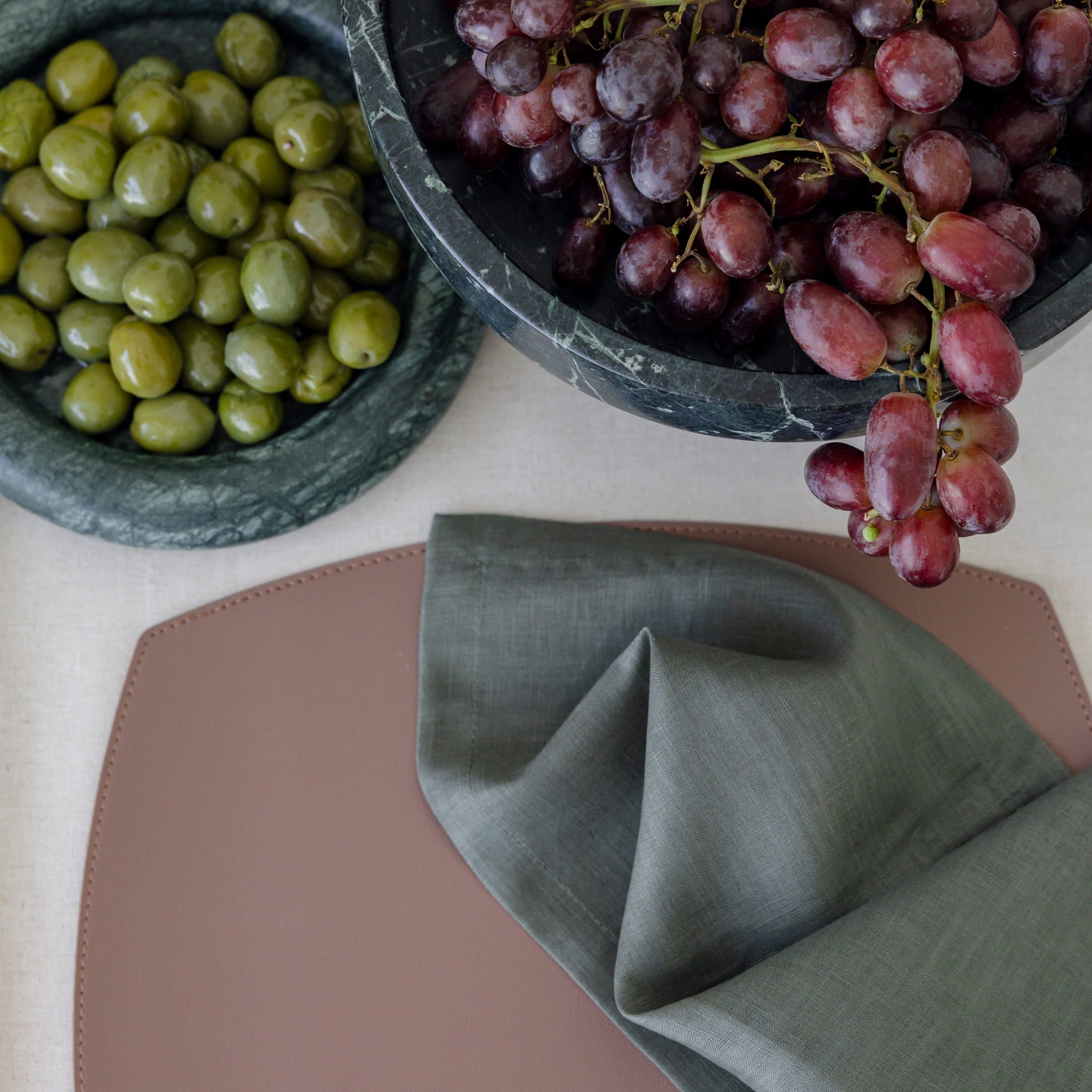 Prado Linen Napkins (Set of 4) Seafoam Green - Buy Napkins Online at FRANKY'S