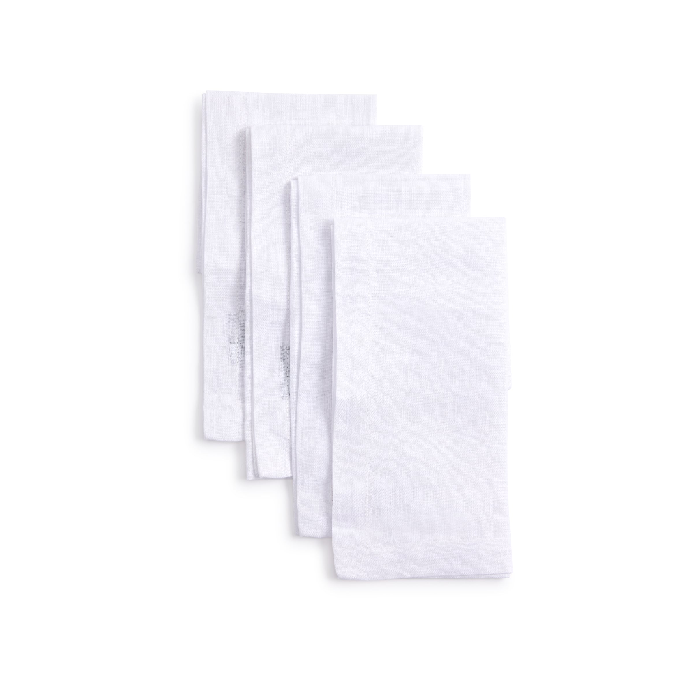 Prado Linen Napkins (Set of 4) White - Buy Napkins Online at FRANKY'S