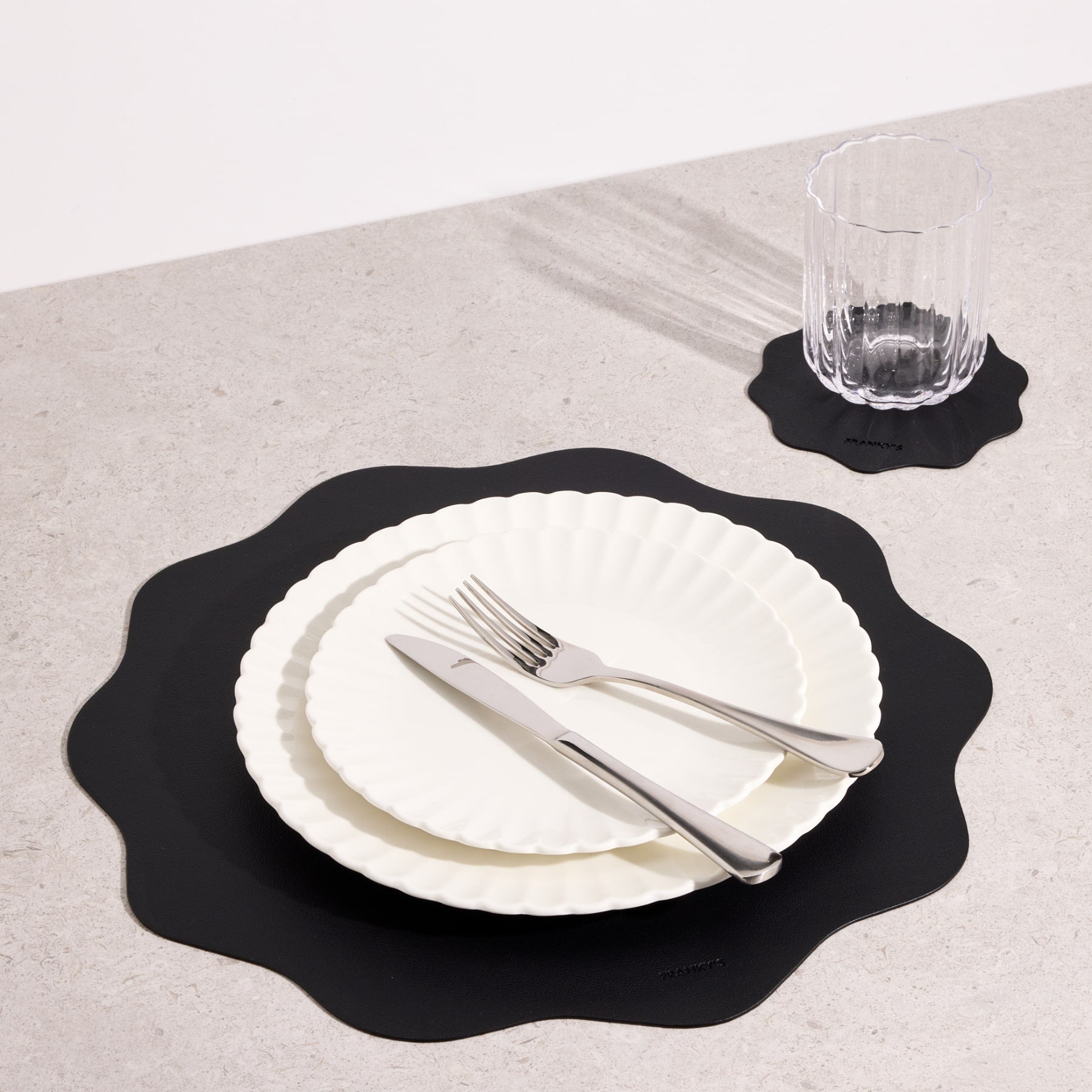 Seville Black Placemat - Buy Placemats Online at FRANKY'S