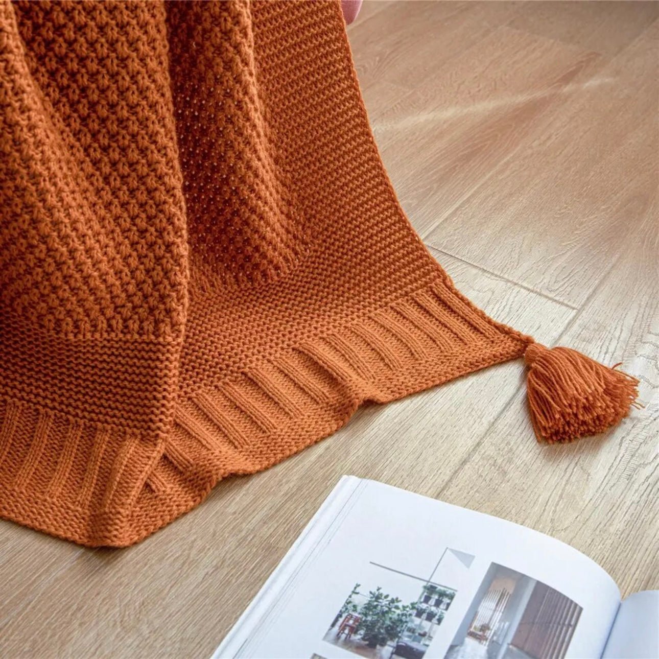 Byron Knitted Throw - Throw Blankets Online at FRANKY'S