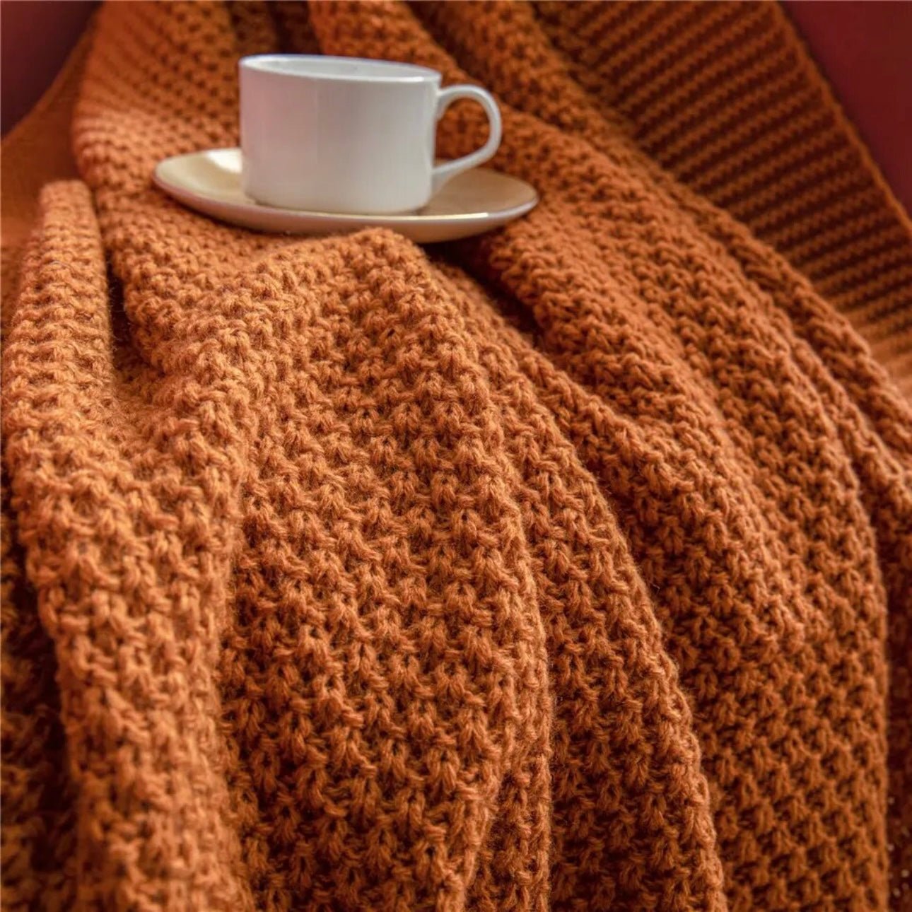 Byron Knitted Throw - Throw Blankets Online at FRANKY'S