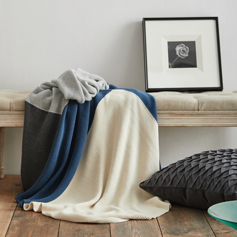 Lagos Knitted Throw - Throw Blankets Online at FRANKY'S