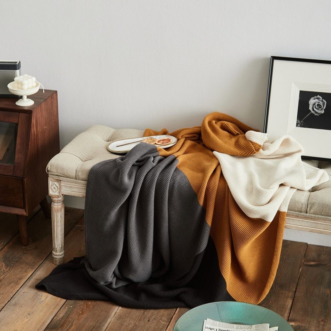 Lagos Knitted Throw - Throw Blankets Online at FRANKY'S