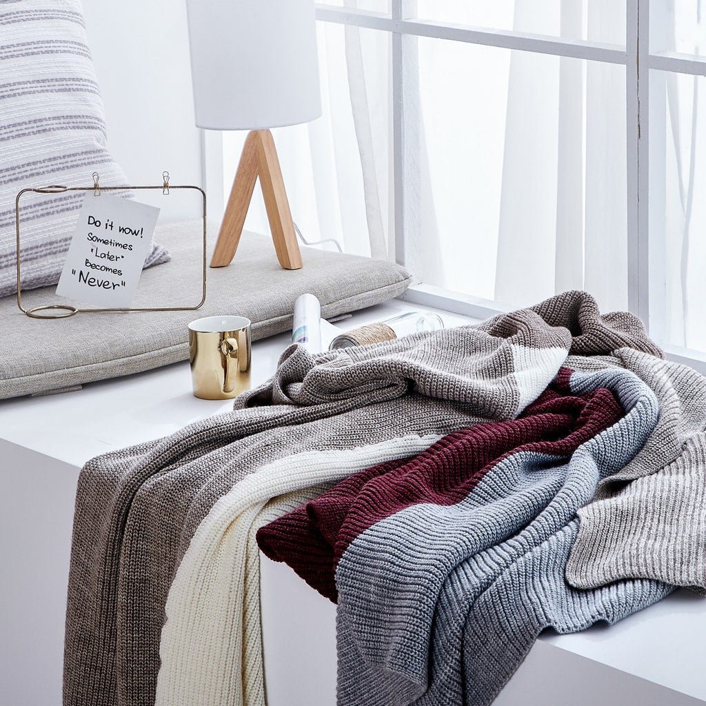 Marbella Knitted Throw - Throw Blankets Online at FRANKY'S