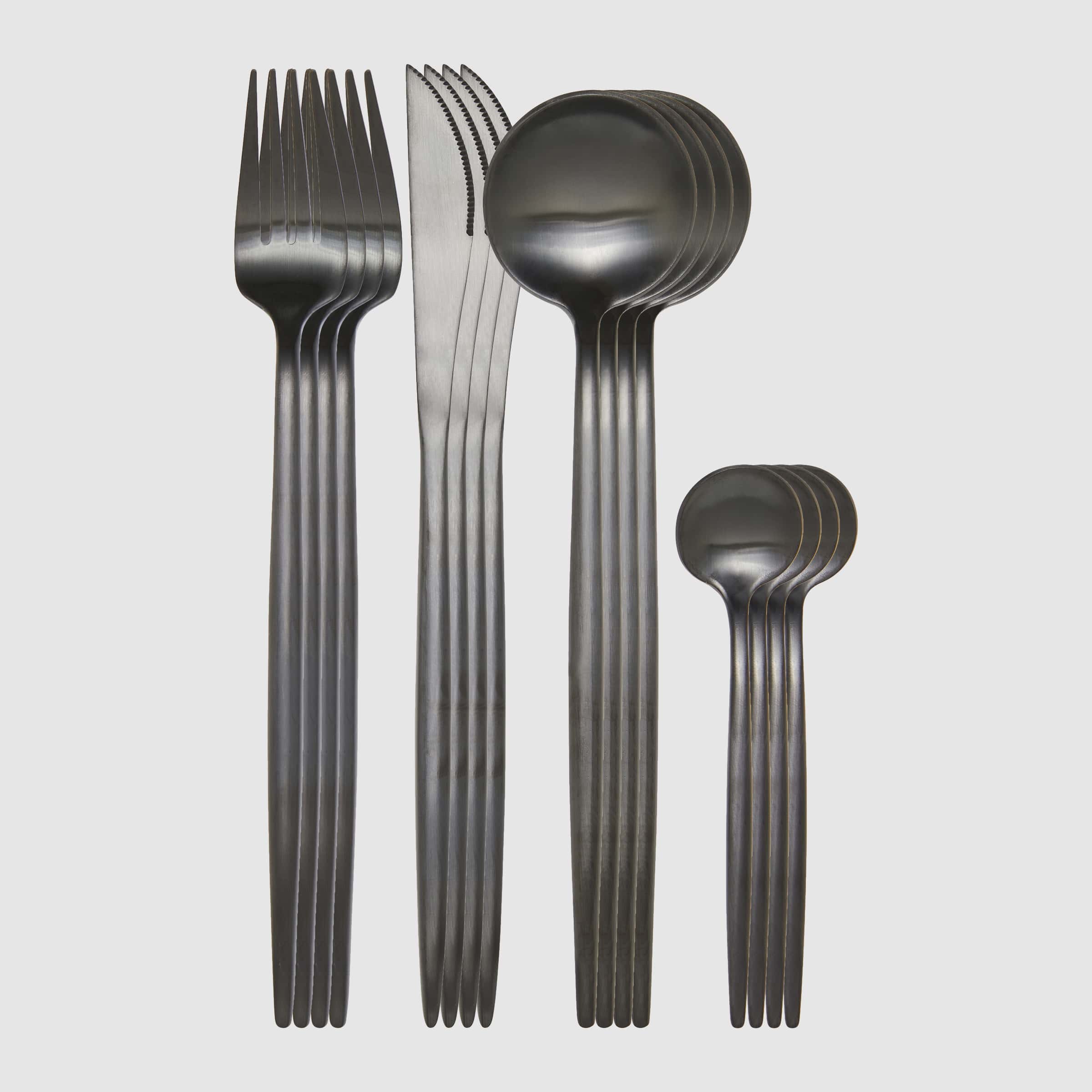 Peru Black Cutlery Set - Buy Cutlery Sets Online at FRANKY'S