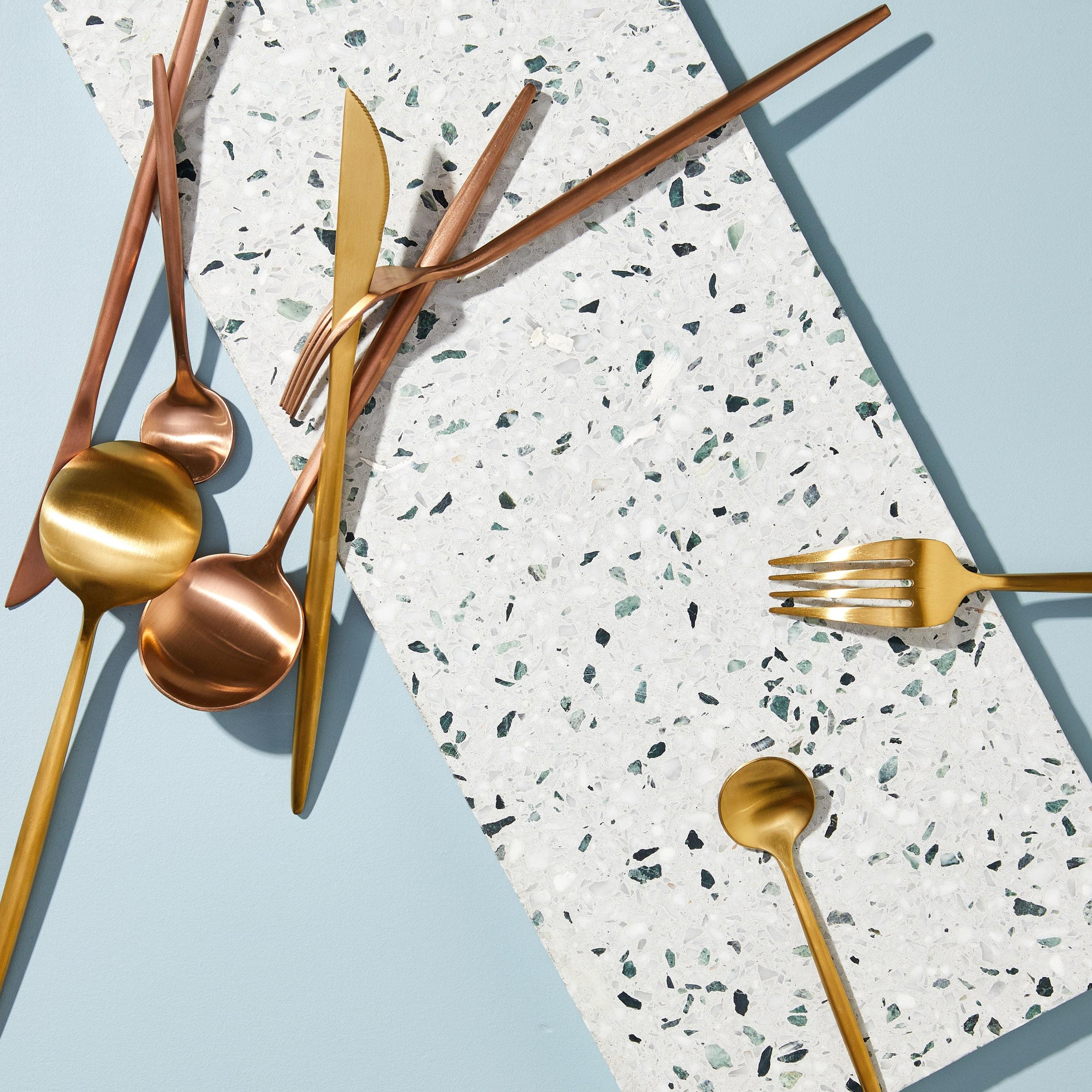 Peru Gold Cutlery Set - Buy Cutlery Sets Online at FRANKY'S