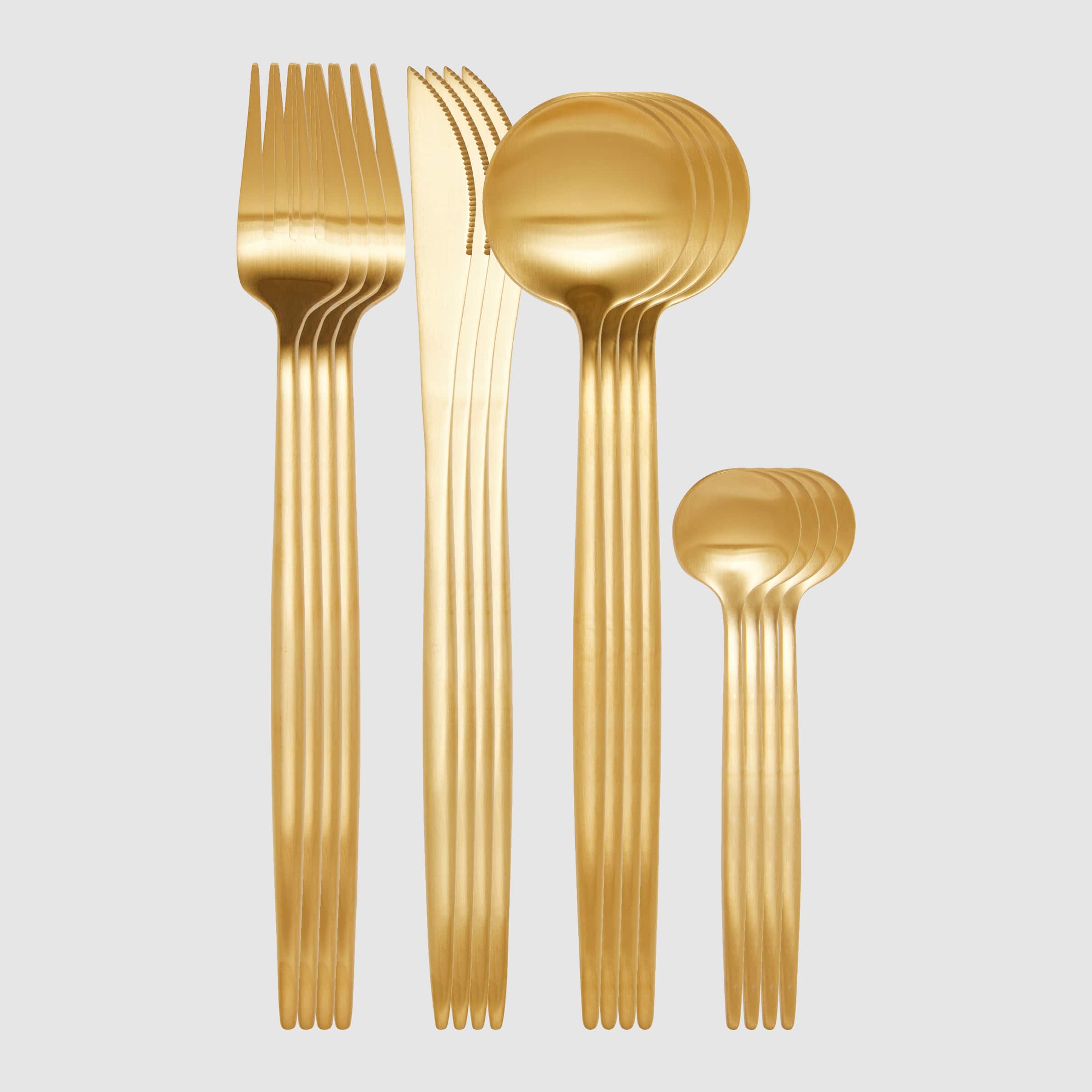 Peru Gold Cutlery Set - Buy Cutlery Sets Online at FRANKY'S