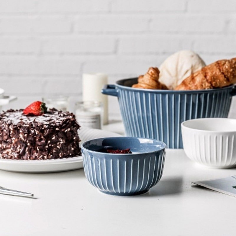 Sanda Dinner Bowl - Blue Grey - Buy Bowls Online at FRANKY'S