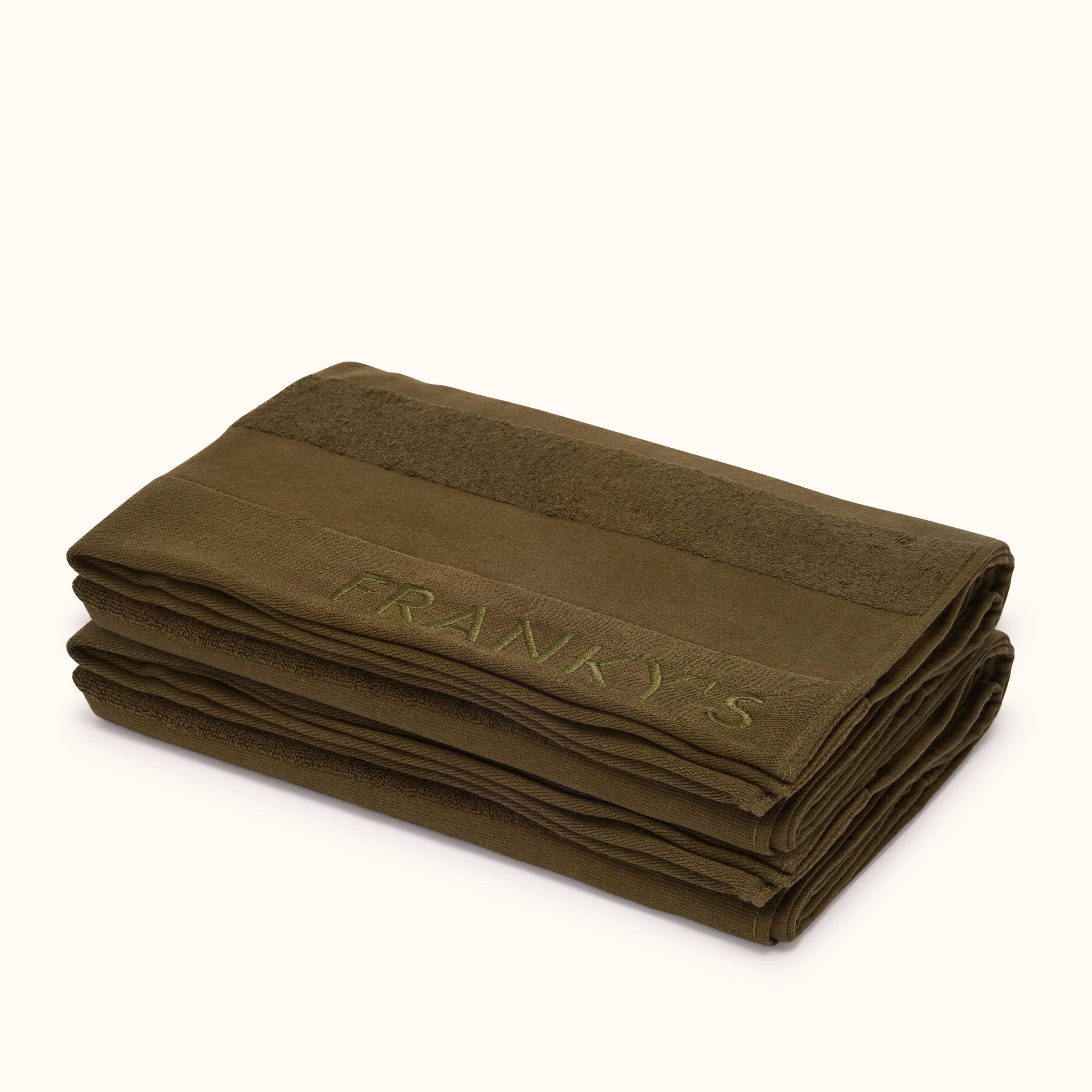 Linea Bath Towel (Pack of 2) - Olive