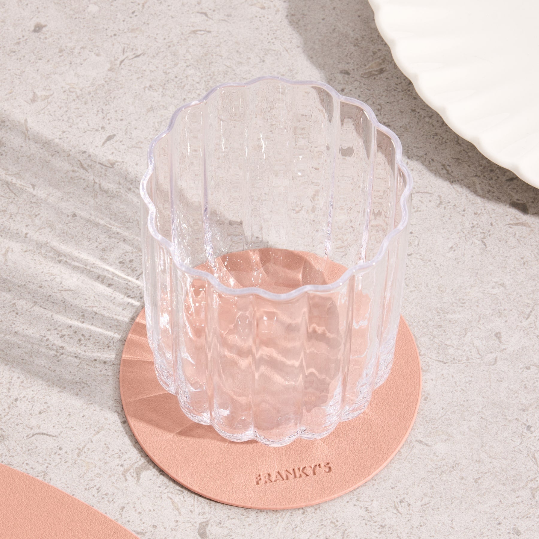 Peru Pink Round Coaster - Buy Coasters Online at FRANKY'S