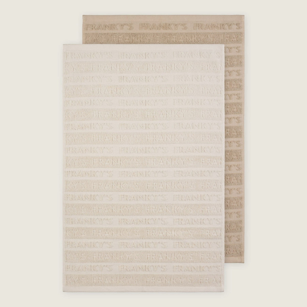 Heritage Tea Towel (Set of 2) Beige - Buy Tea Towels Online at FRANKY'S