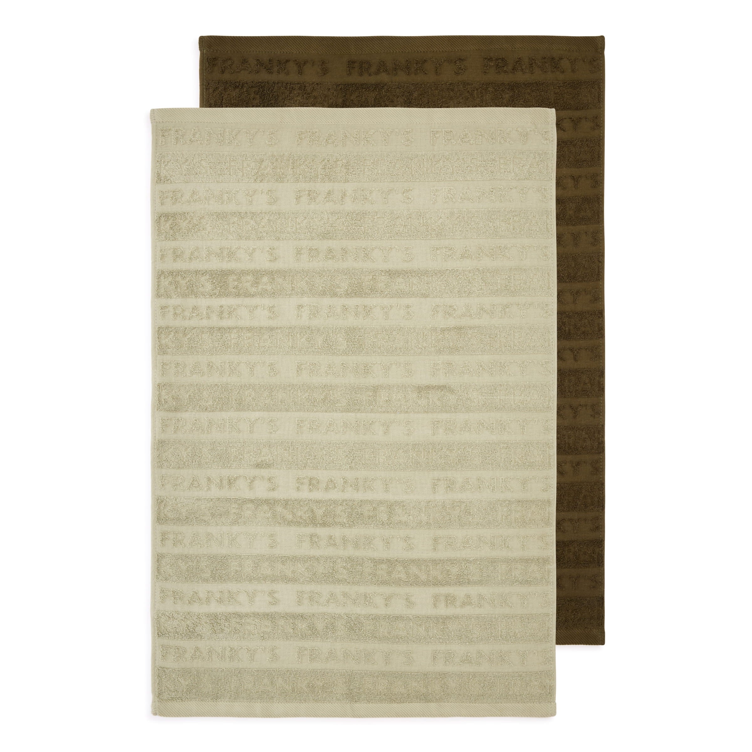 Heritage Tea Towel (Set of 2) Green - Buy Tea Towels Online at FRANKY'S