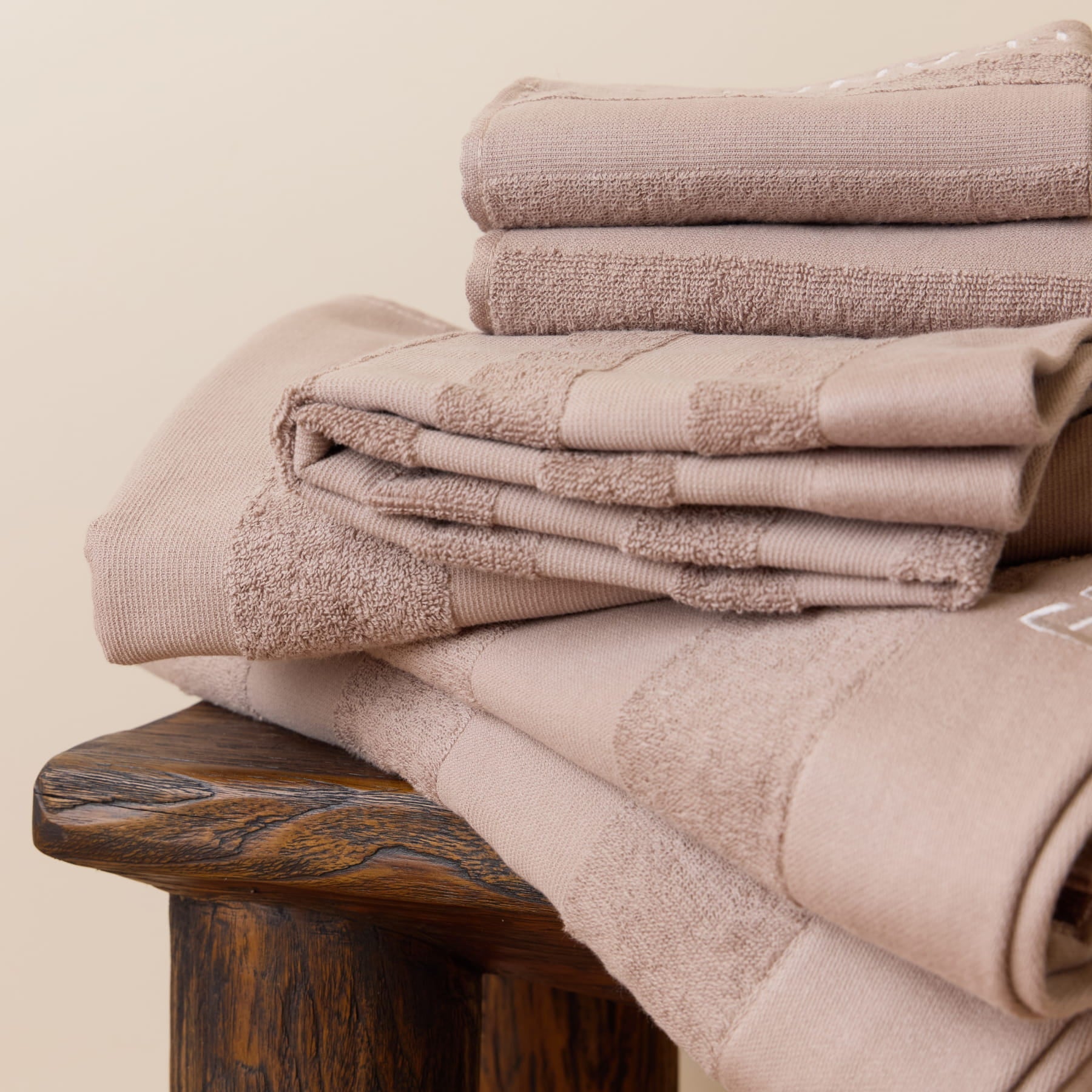 Linea Bath Sheet (Pack of 2) - Taupe - Buy Bath Sheets Online at FRANKY'S