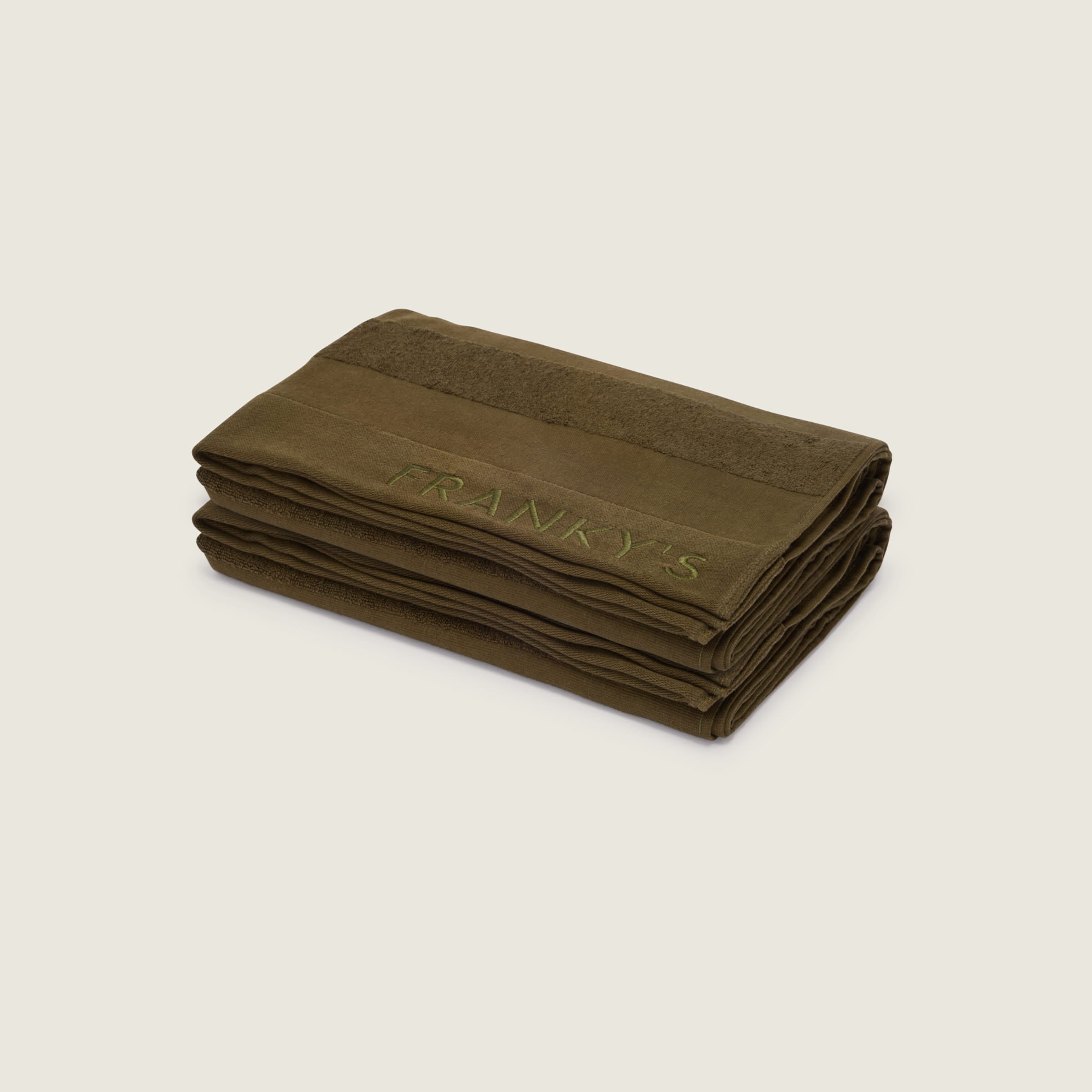 Linea Bath Towel (Pack of 2) - Olive - Buy Bath Towels Online at FRANKY'S
