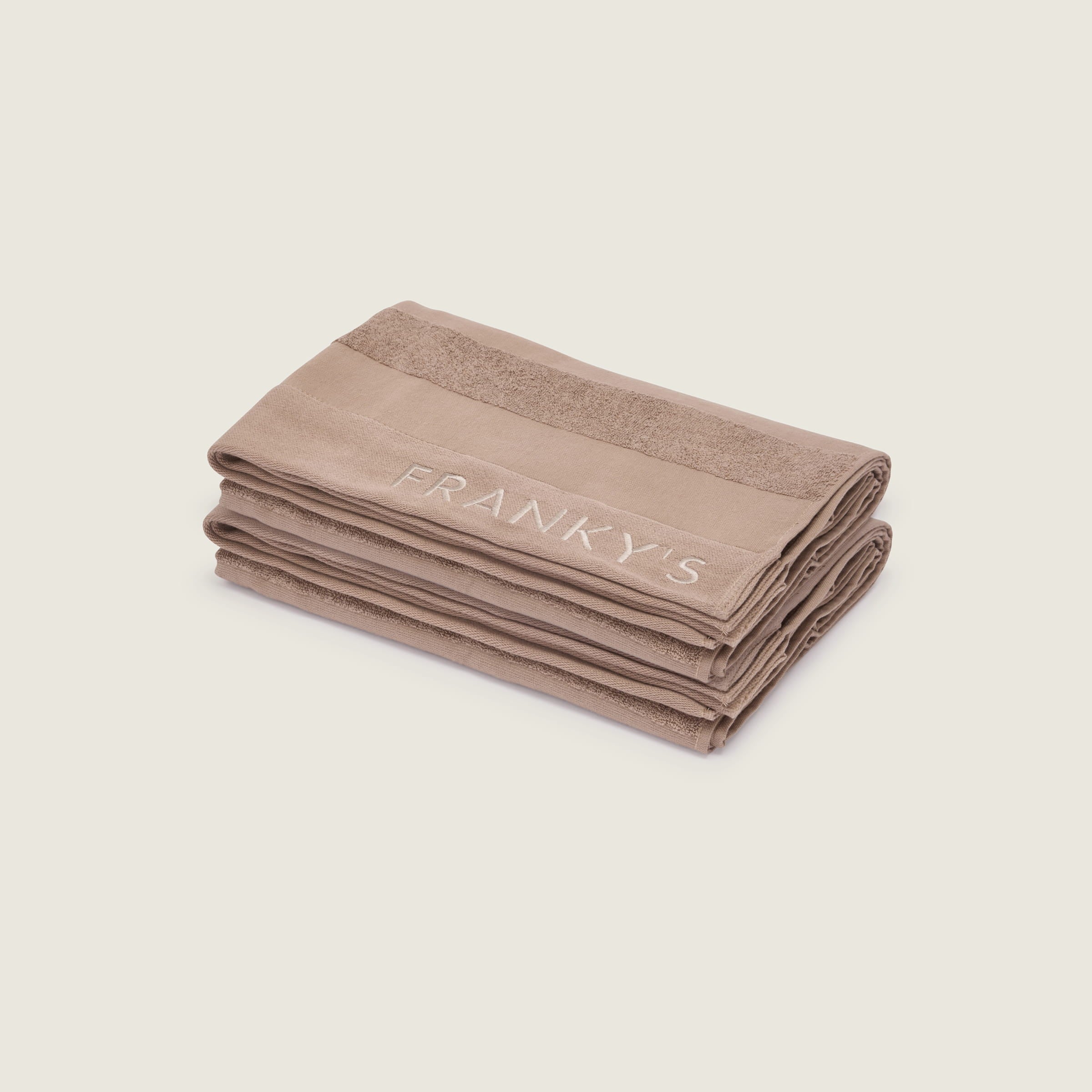 Linea Bath Towel (Pack of 2) - Taupe - Buy Bath Towels Online at FRANKY'S