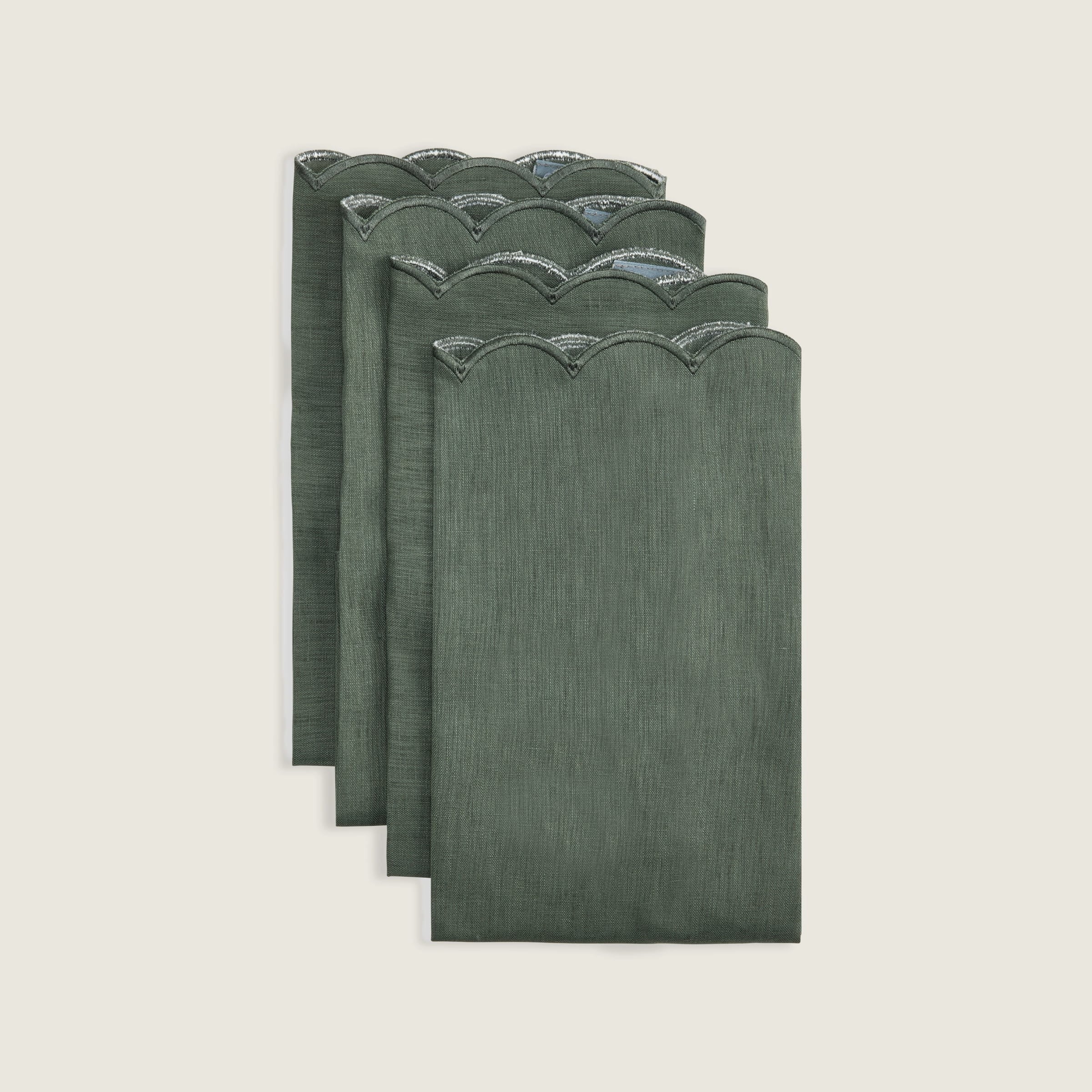 Madrid Forrest Green Napkins (Set of 4) - Buy Napkins Online at FRANKY'S