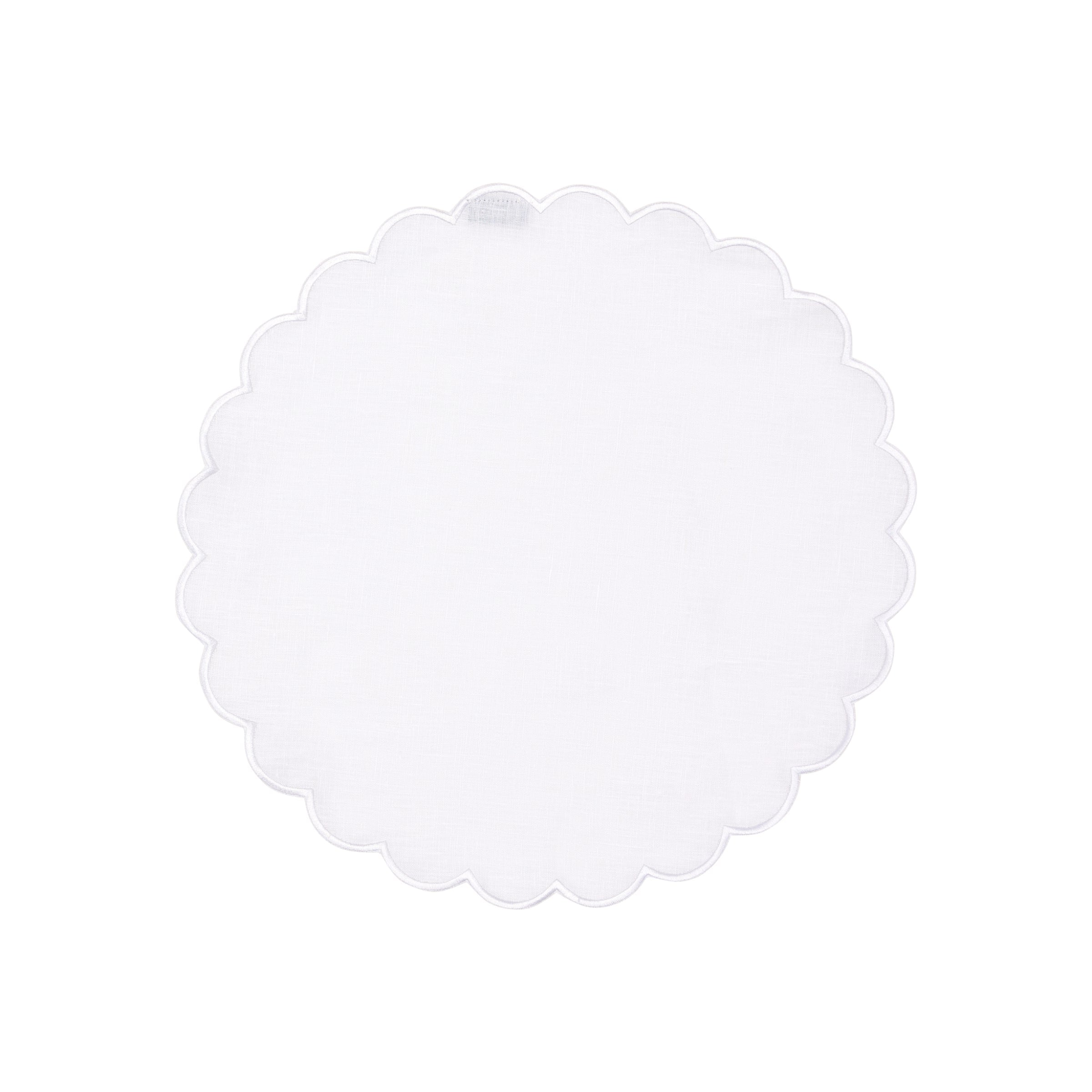 Madrid White Placemats (Set of 4) - Buy Placemats Online at FRANKY'S