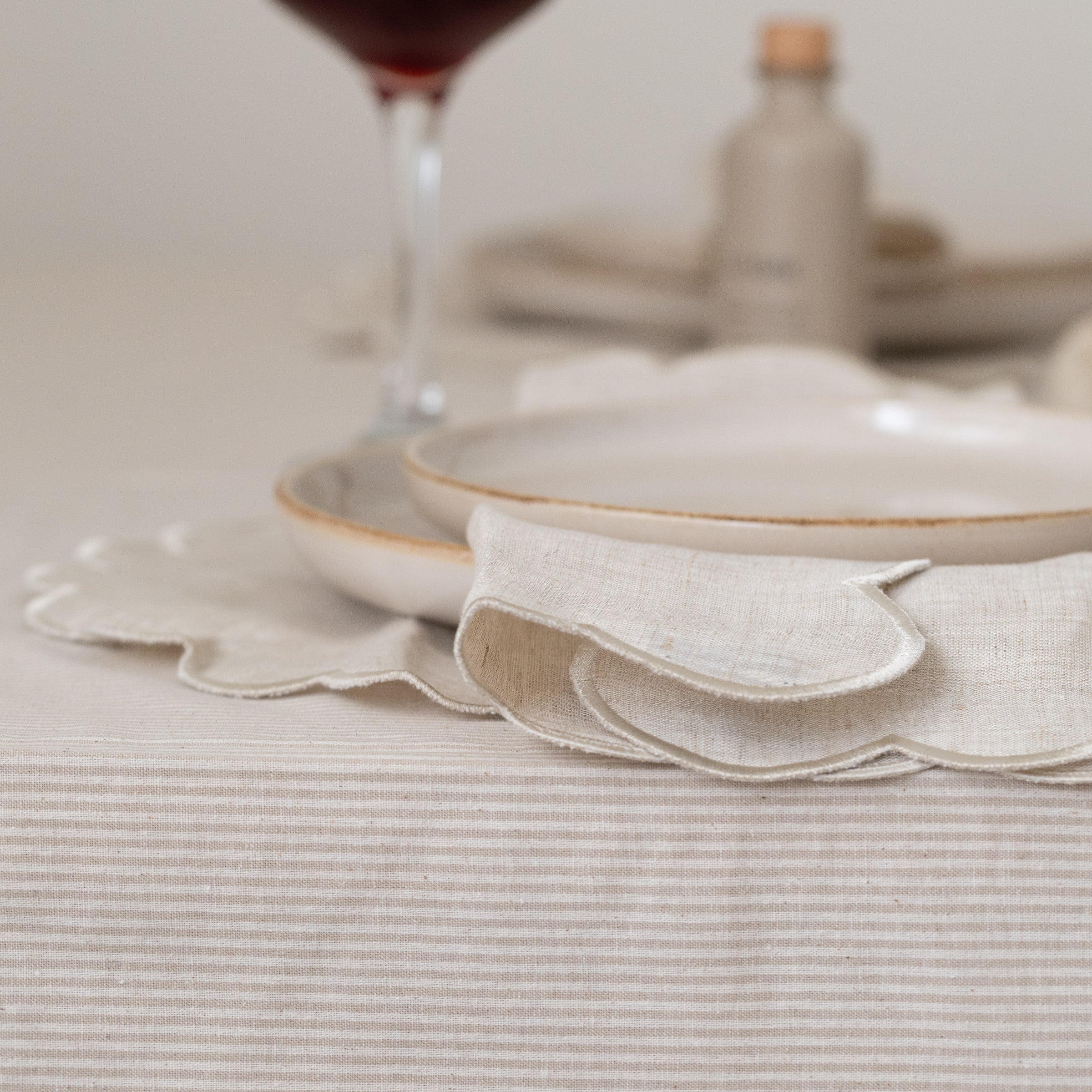 Marbella Tablecloth Nude - Buy Tablecloths Online at FRANKY'S