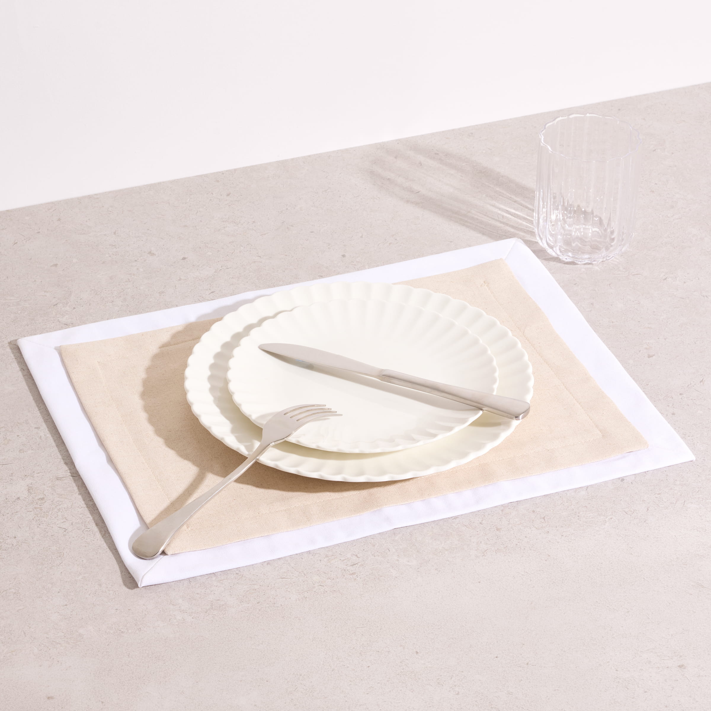 Messina Placemat (Set of 4) Ecru - Buy Placemats Online at FRANKY'S