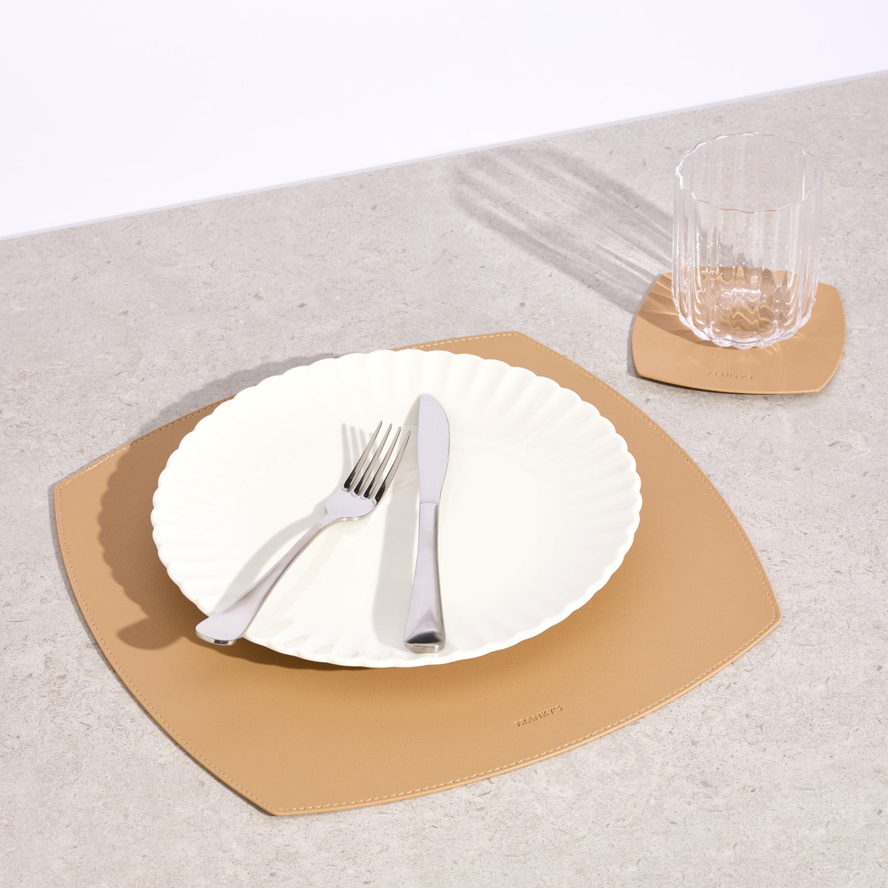 Milan Placemat in Nude - Buy Placemats Online at FRANKY'S