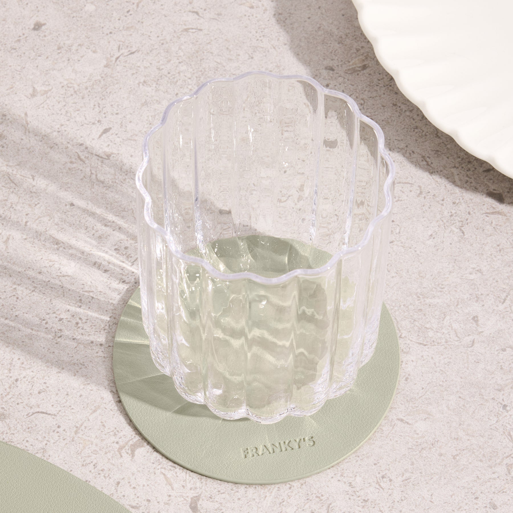 Peru Coaster Sage Green - Buy Coasters Online at FRANKY'S