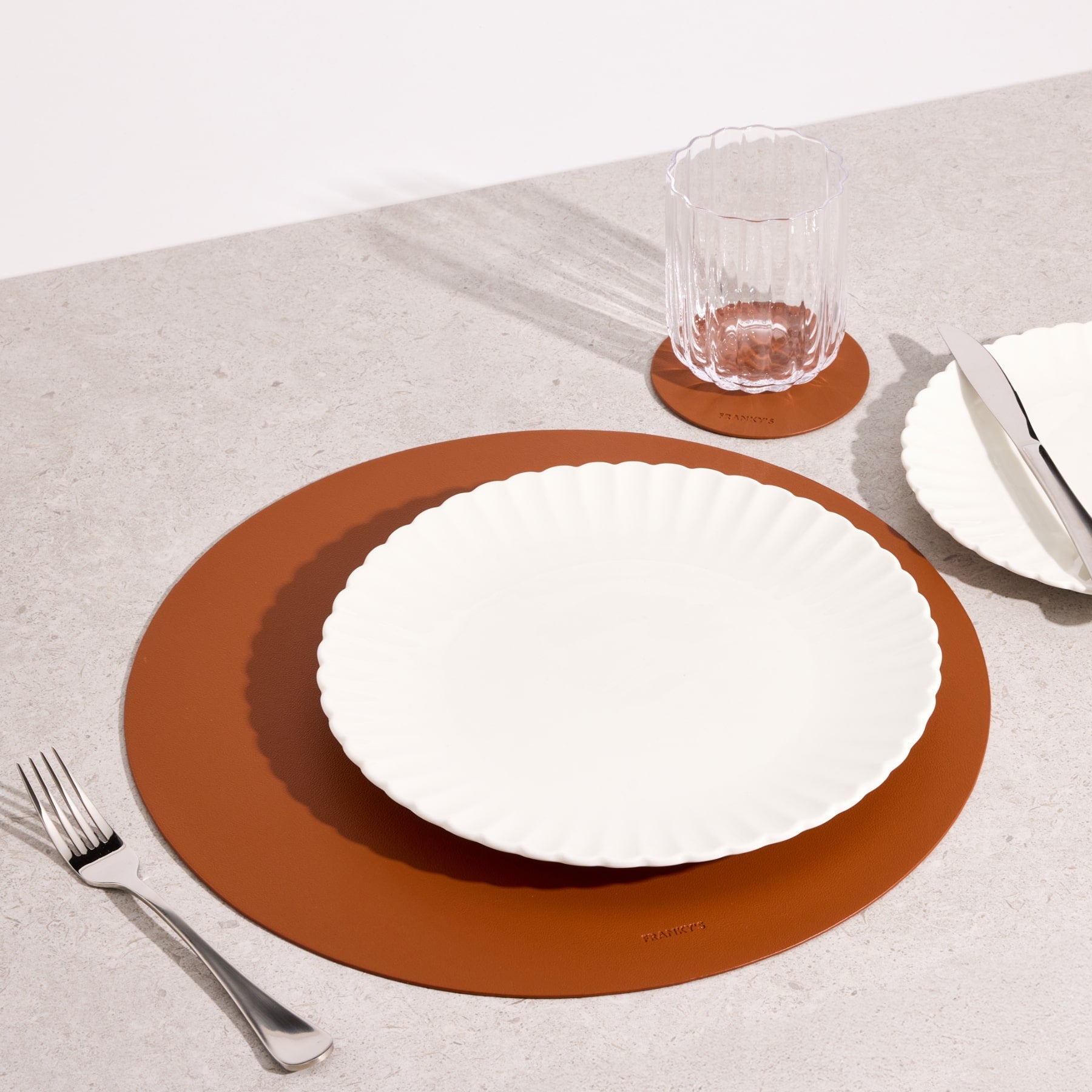 Peru Brown Round Placemat - Buy Placemats Online at FRANKY'S